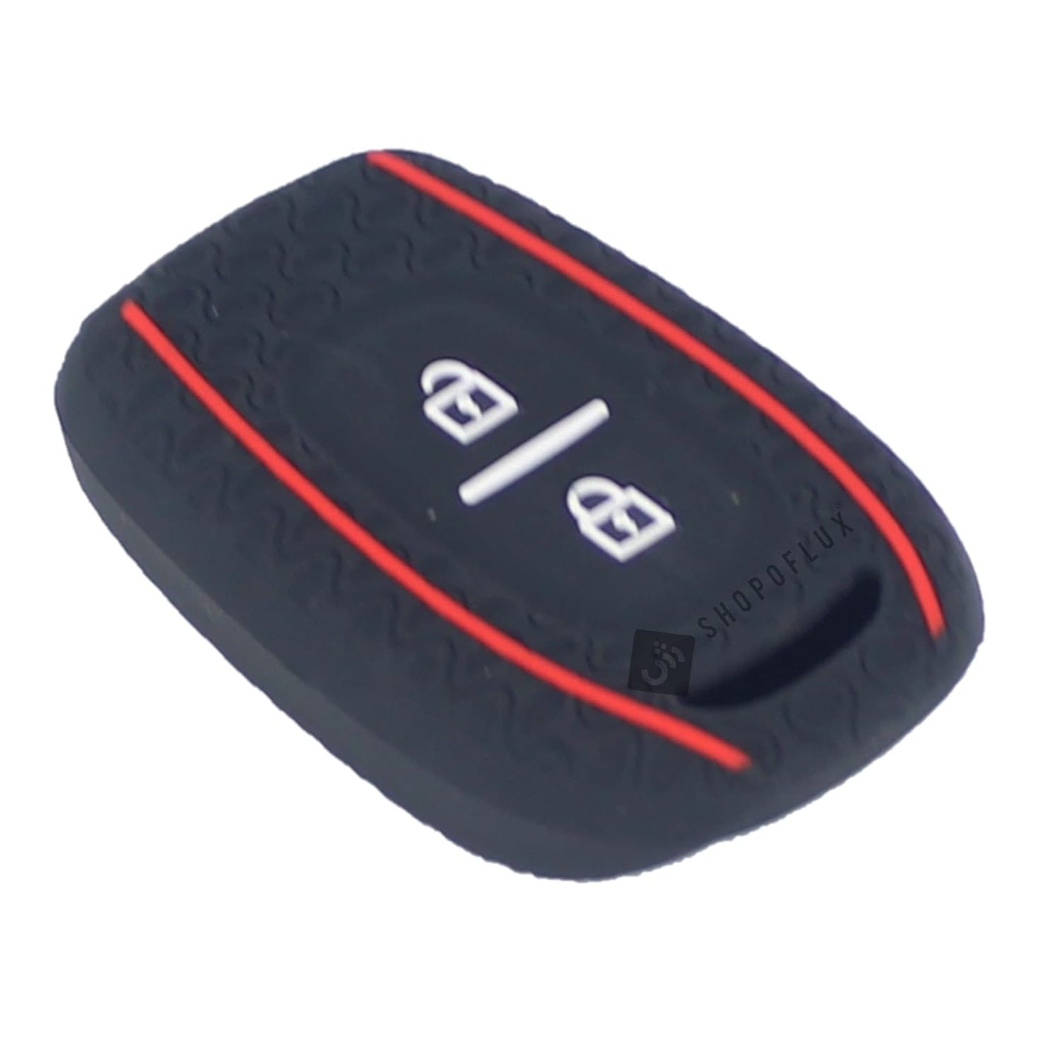 Shopoflux® Silicone Key Cover Compitable with Kwid | Duster | Triber 2 Button Remote Key 1