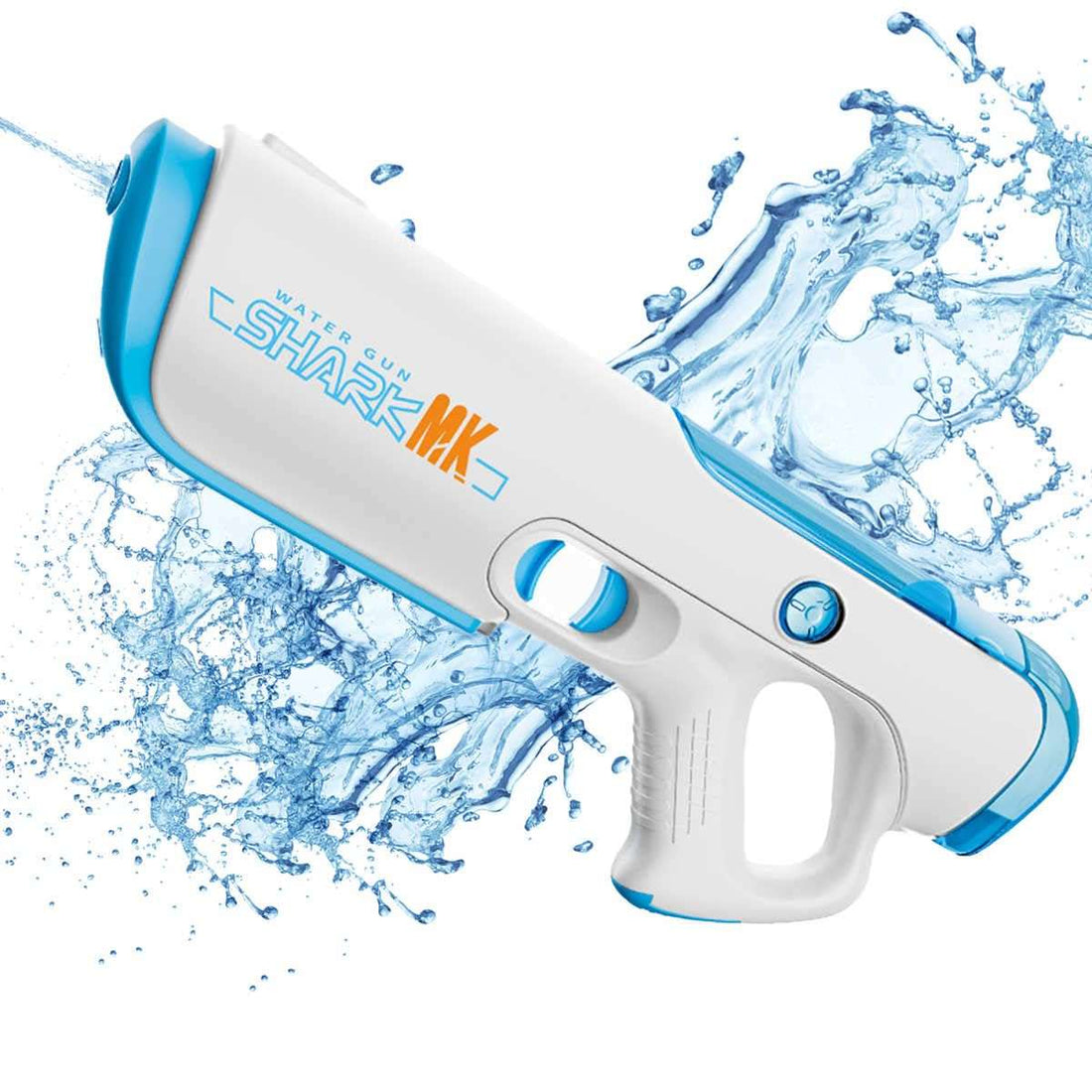 SHOPOFLUX Electric Water Gun Toy with Automatic Water Absorption, 25Ft High-Pressure Range, Rechargeable Battery, Self-Filling, Ideal for Pool & Beach Outdoor Fun