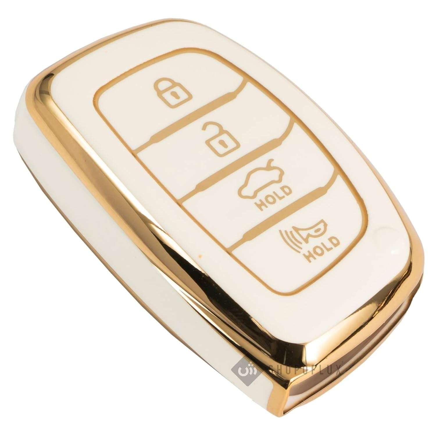 Shopoflux® TPU Key Cover for Venue, Elantra, Tucson, i20 N Line 2021, Creta 2020, i20 2020 Model with 4 Button Smart Key