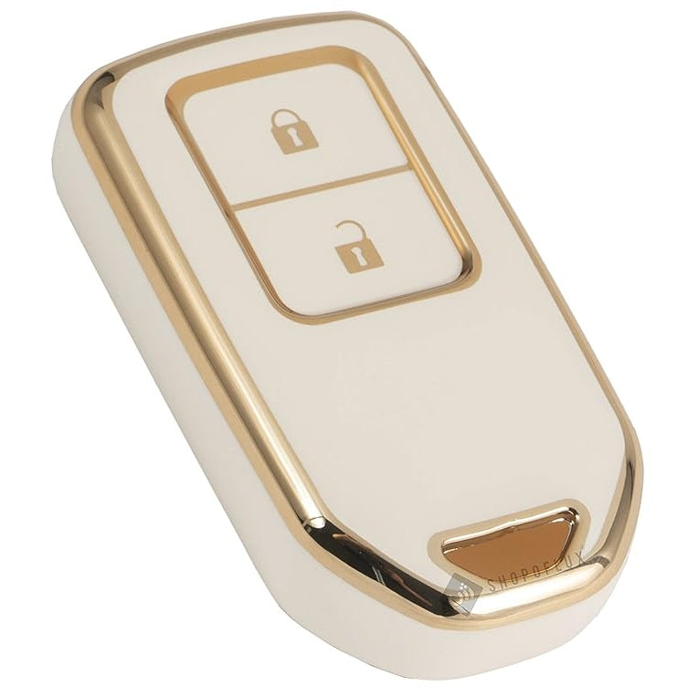 Shopoflux® TPU Key Cover Compatible for Honda Elevate | BRV | WRV | CRV | Jazz | City 2 Button Smart Key