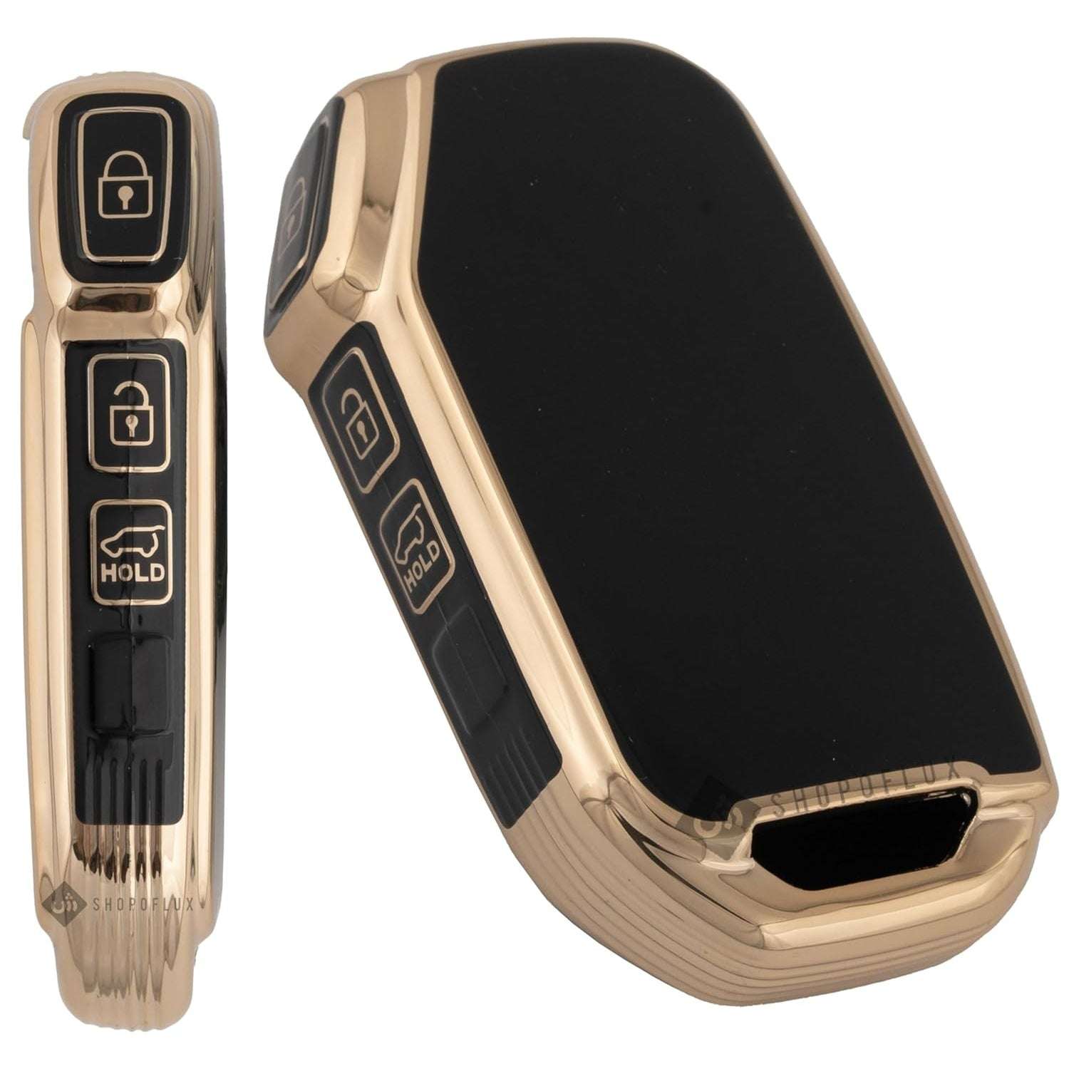 SHOPOFLUX TPU Key Cover Compatible with Kia Seltos | Carens | Sonet syros 2025 3 Button Smart Key