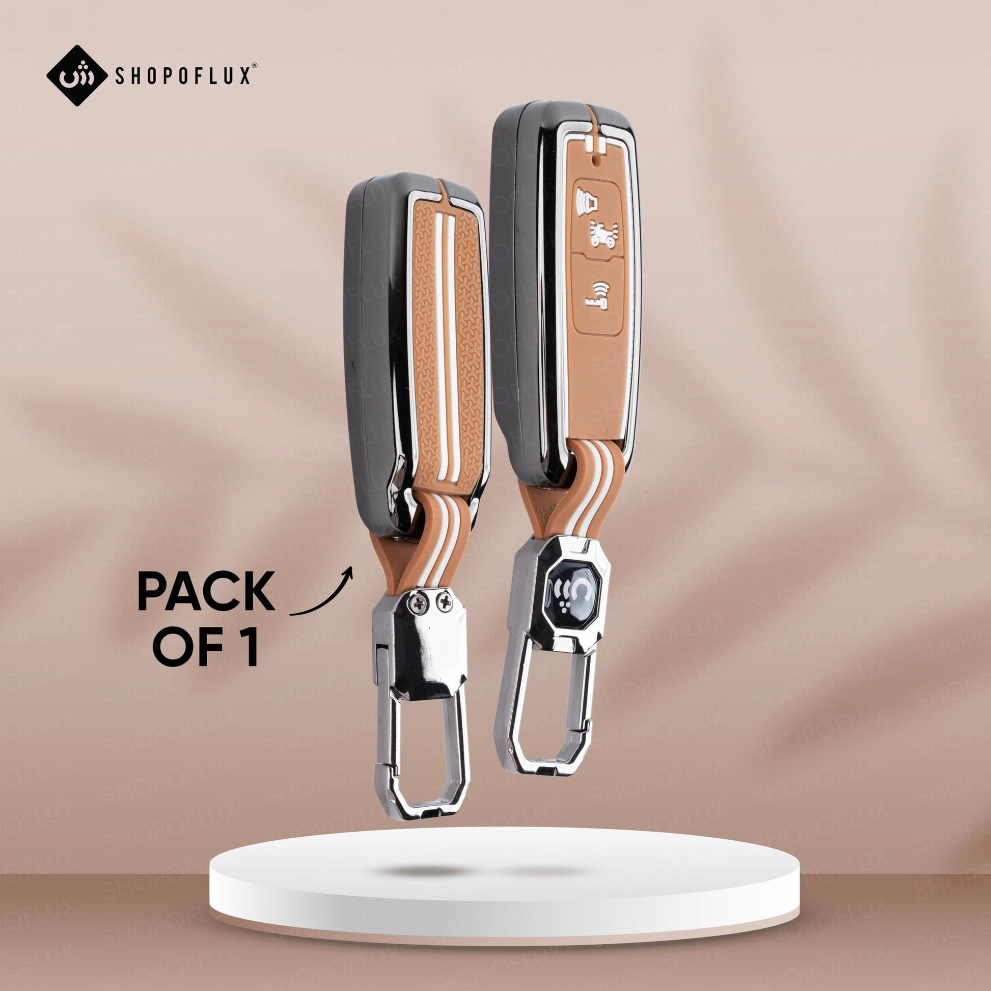 SHOPOFLUX Metal Key Cover Compatible with Honda Activa | Dio H-Smart Shopoflux