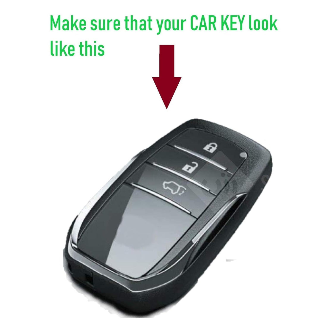 Shopoflux® Silicone Key Cover Smart Key Compatible with Fortuner 3 Button Pack of 2 Blue