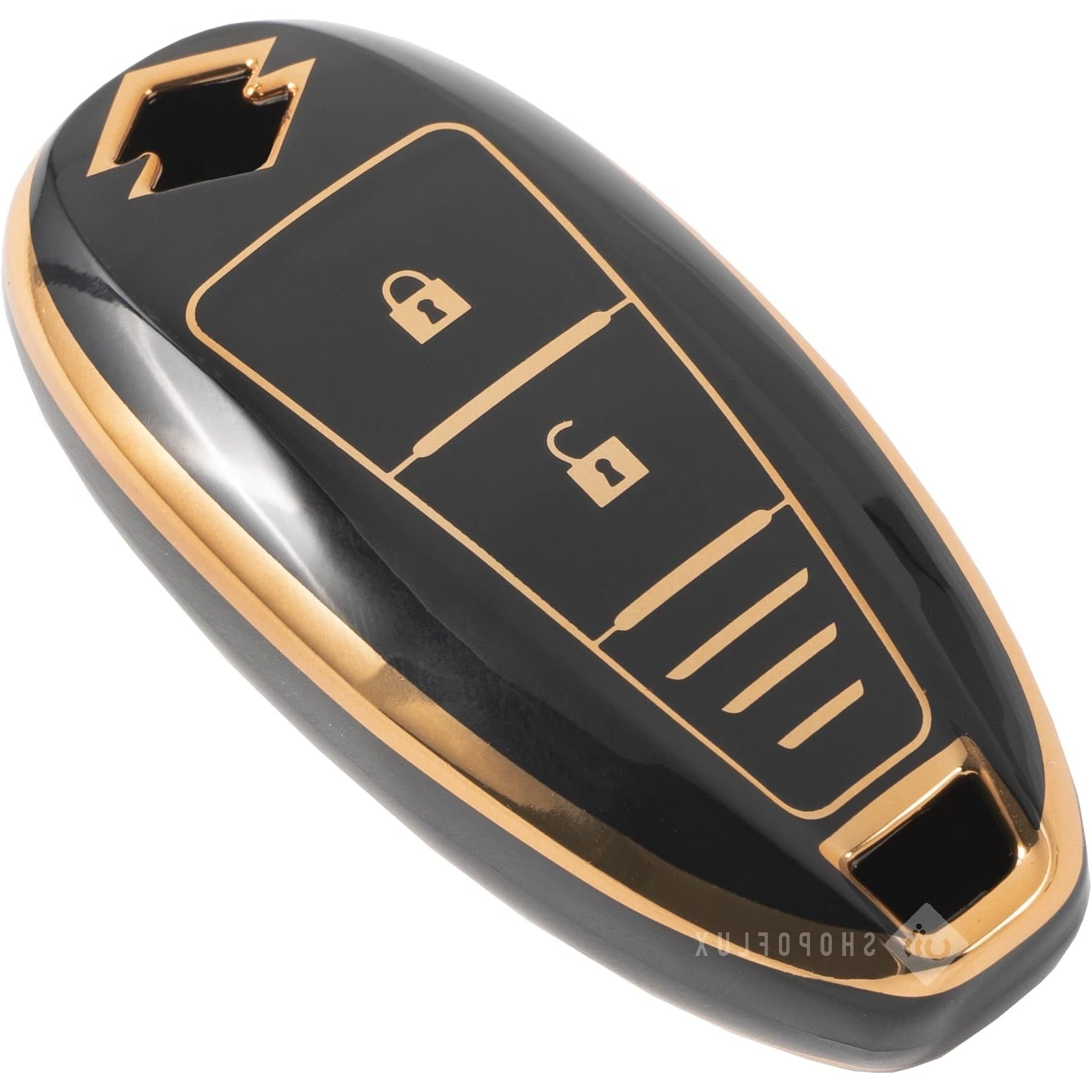 Shopoflux® TPU Key Cover Compatible with Baleno | Breeza | S Cross | Ciaz | Swift 2 Button Smart Key