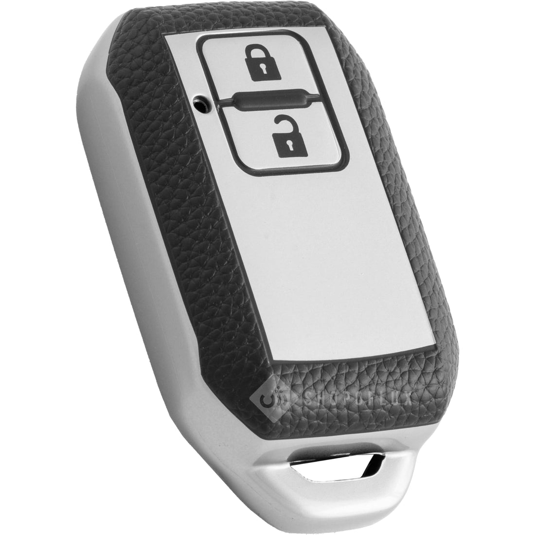 SHOPOFLUX TPU leather Key Cover Compatible with suzuki and toyota Baleno, Grand Vitara, XL6, Swift, Brezza, Celerio, Ignis, Ertiga, Dzire, Fronx, Urban Cruiser, Rumion, Glanza, Hyryder 2 Button Smart key - Black Copy