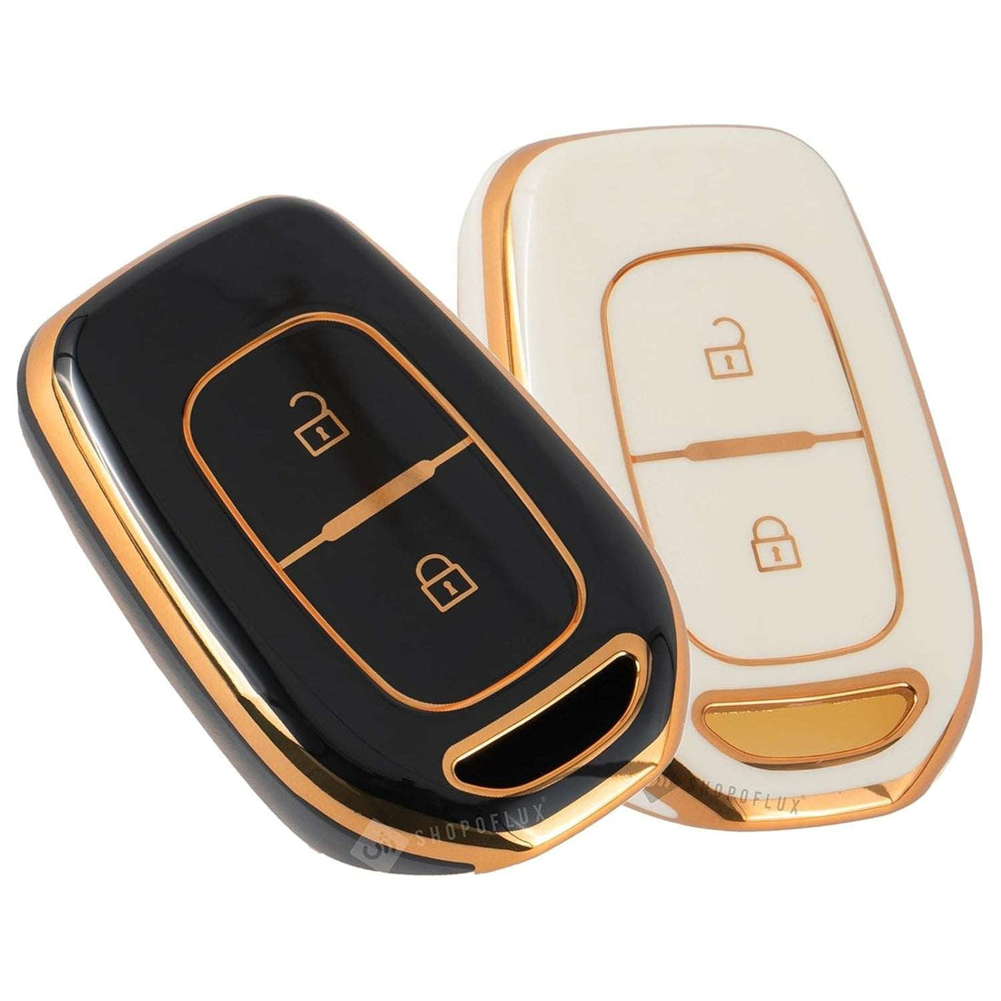 Shopoflux® TPU Key Cover Compatible with Renault Kwid | Triber | Kiger | Duster