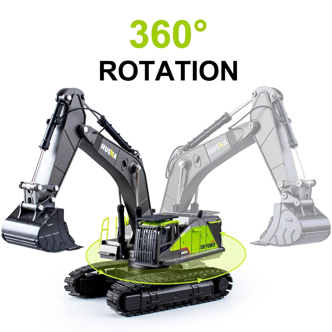 SHOPOFLUX Excavator Construction Friction Toy Vehicle for Kids Excavator2V