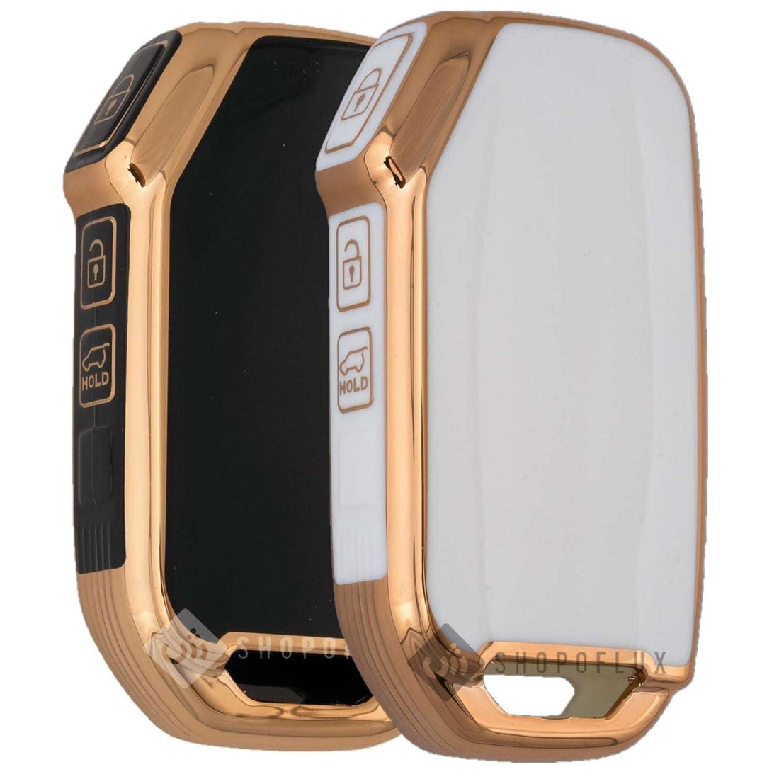 SHOPOFLUX TPU Key Cover Compatible with Kia Seltos | Carens | Sonet syros 2025 3 Button Smart Key