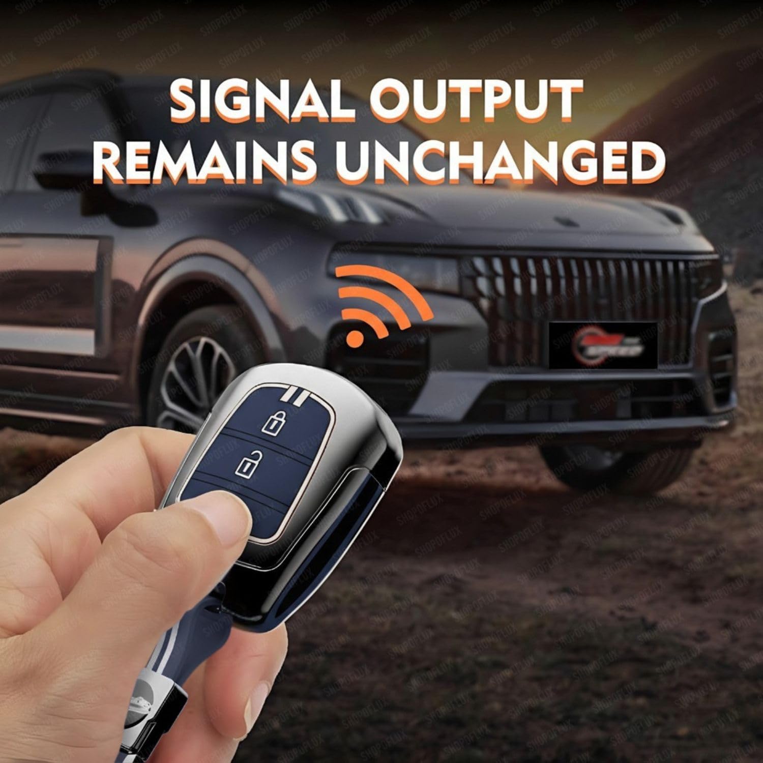 SHOPOFLUX Metal Key Cover Compatible with i10 Grand | Santro | Eon Shopoflux