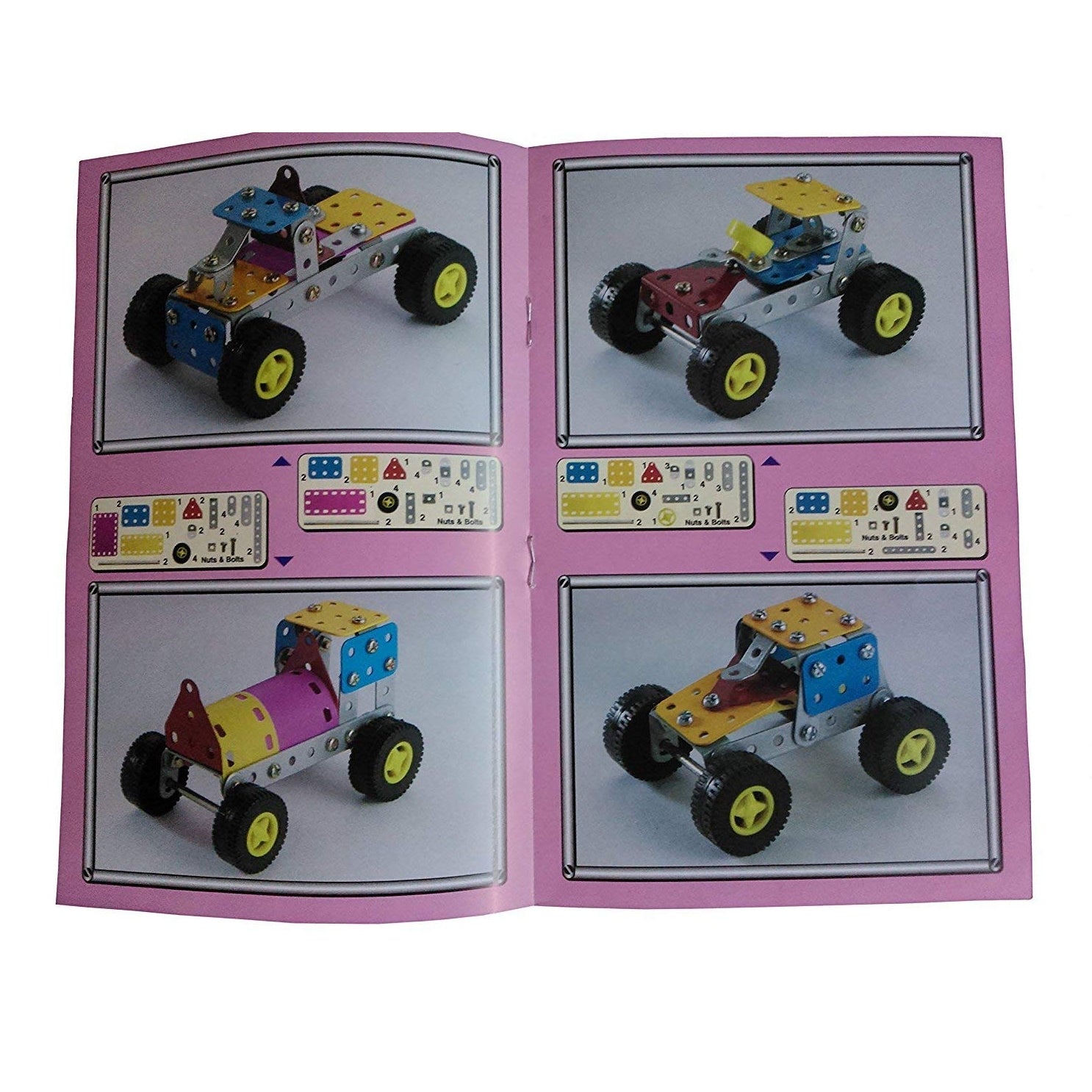 Shopoflux™ Little Engineer Formula 1 Mechanical Kit 10 Models & 102 Pieces, Multicolor