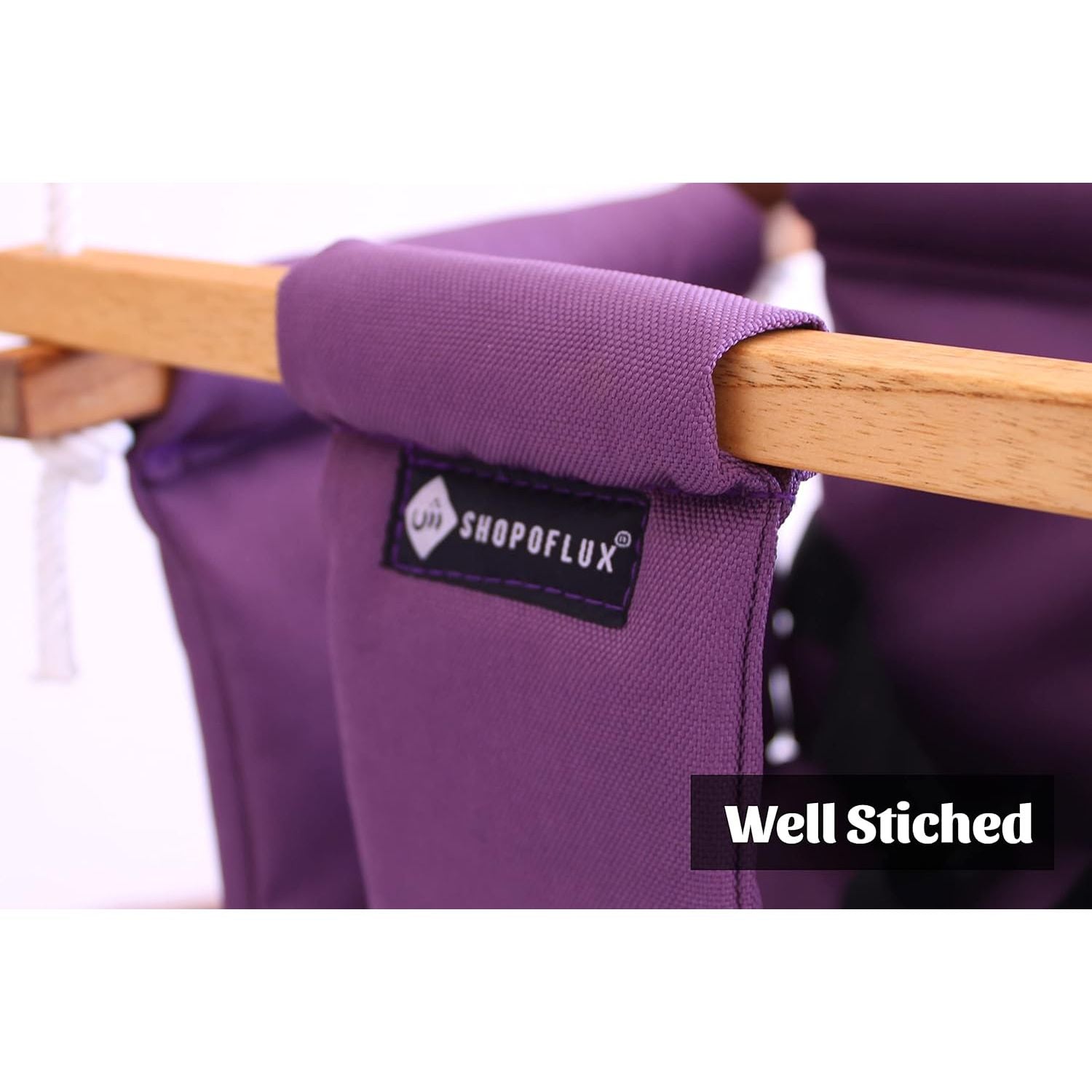 Shopoflux Swing For Kids | Baby Swing Hanging Indoor Outdoor | Kids Swing | Jhula For Baby | Baby Garden Swing | Jhula For Kids | 6 Months To 3 Years Up To 25 Kg Purple , Polyester, 9 Inch