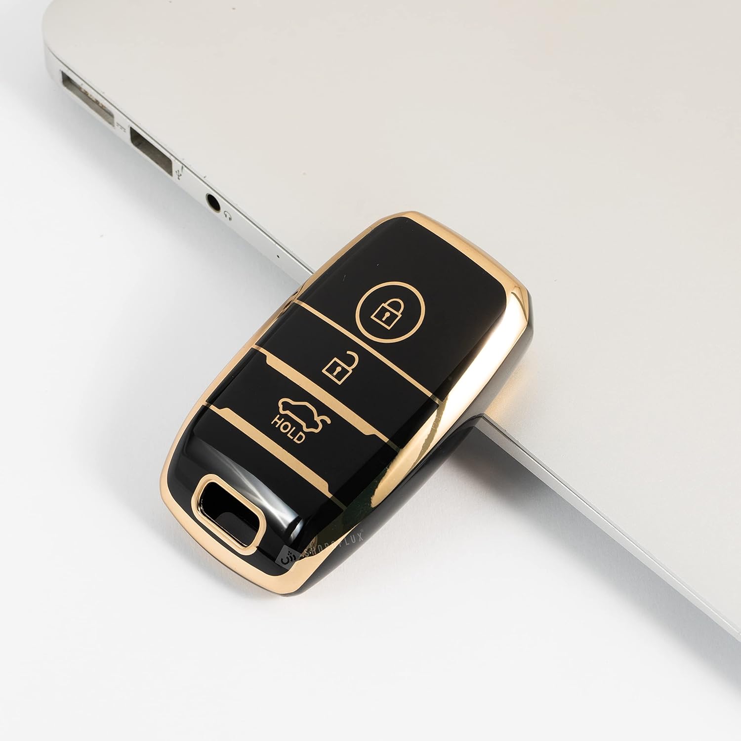 SHOPOFLUX TPU Key Cover Compatible with Kia Sonet | Carens | Seltos 3 Button Smart Key Only