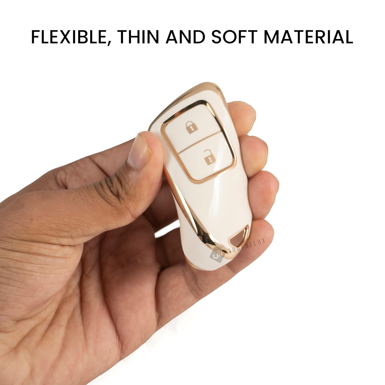 Shopoflux® TPU Key Cover Compatible for Honda Elevate | BRV | WRV | CRV | Jazz | City 2 Button Smart Key