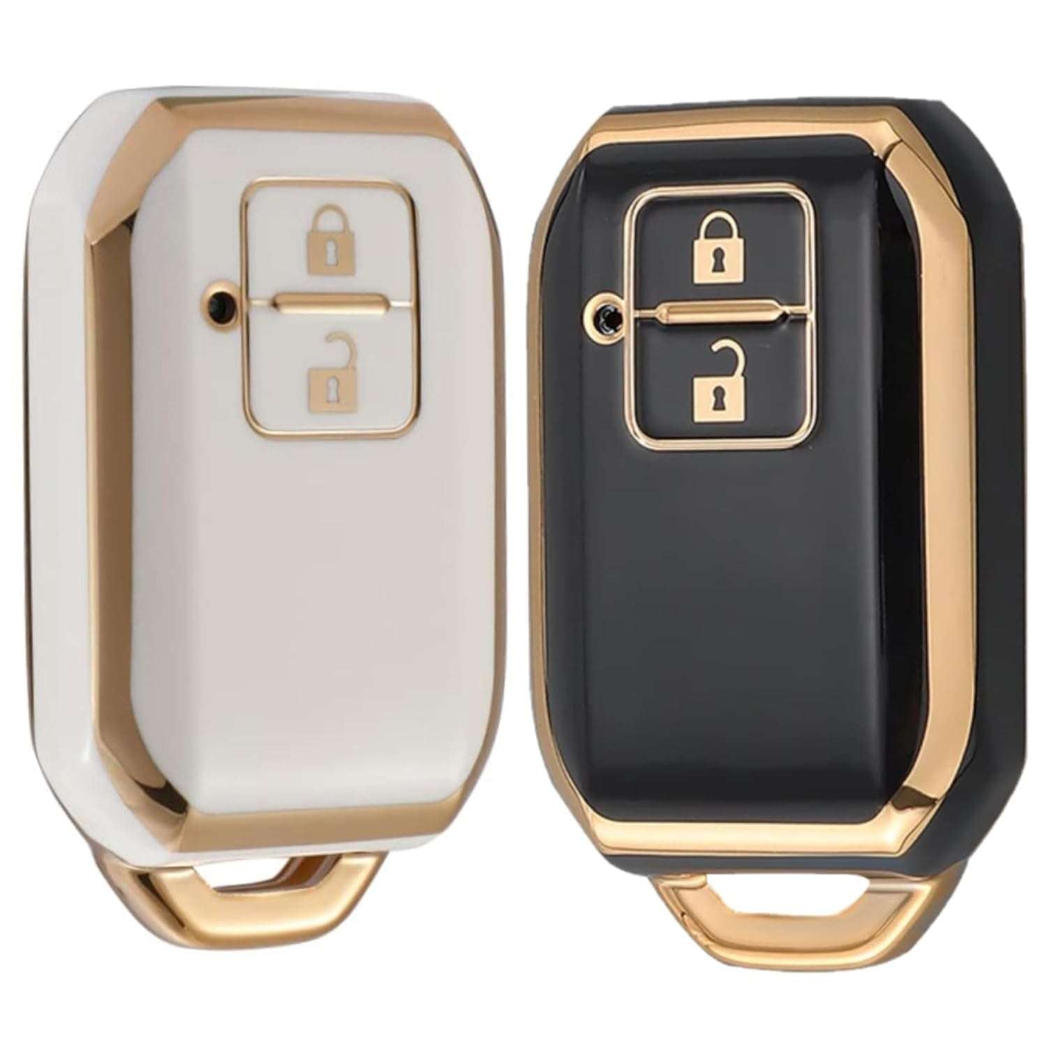 SHOPOFLUX TPU Key Cover Compatible with Toyota and suzuki Baleno, Grand Vitara, Xl6, Swift, Brezza, Celerio, Ignis, Ertiga, Dzire, Fronx, Urban Cruiser, Rumion, Glanza, Hyryder