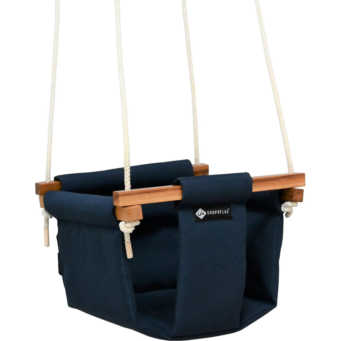 Shopoflux Swing For Kids | Baby Hanging Indoor Outdoor Jhula For Garden| 6 Months To 3 Years Up To 25 Kg Blue , Polyester, 9 Inch