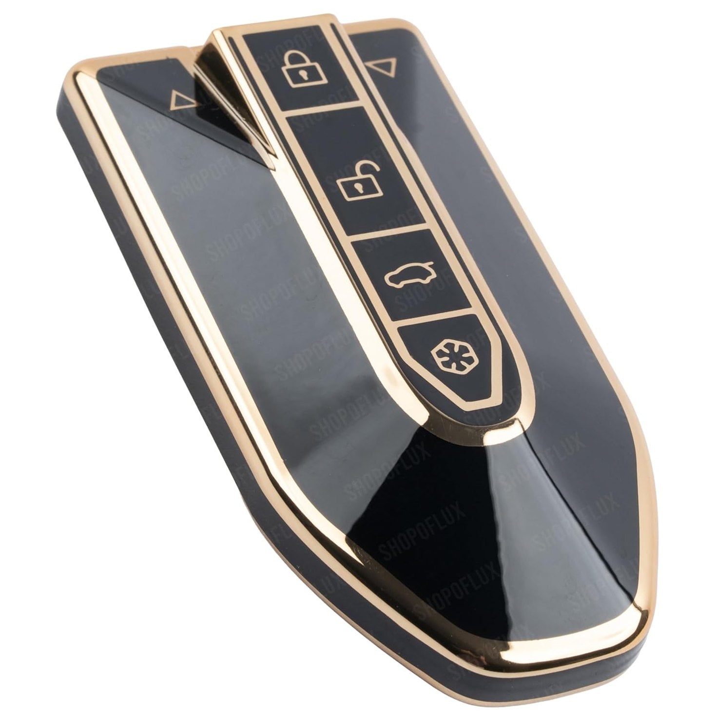 SHOPOFLUX TPU Key Cover Compatible with Mahindra BE 6, XEV 9 EV, XUV 7XO Smart Key (Black) Shopoflux