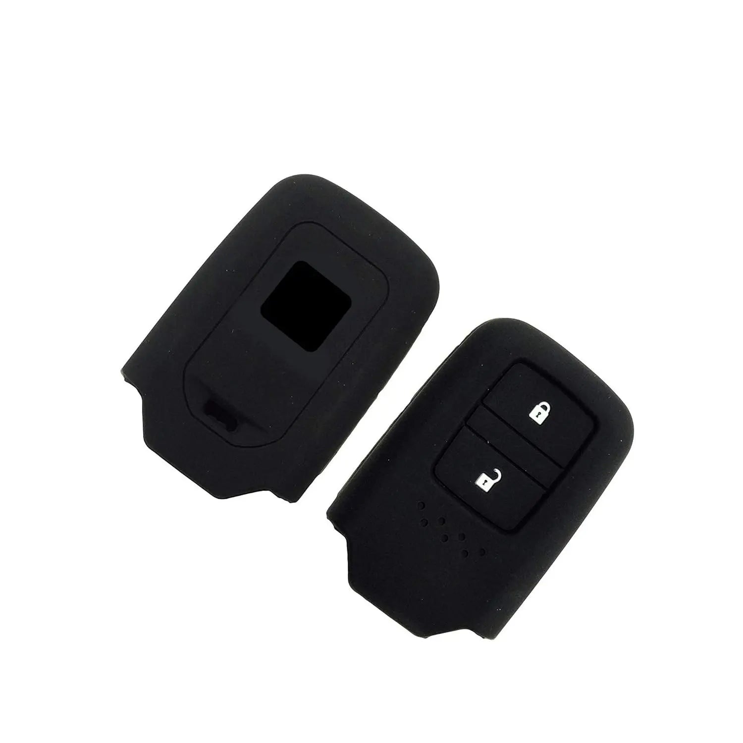 Shopoflux® Silicone 2 Button Smart Key Cover Compatible with Push Button Start City | Jazz | WRV | CRV Pack of 2