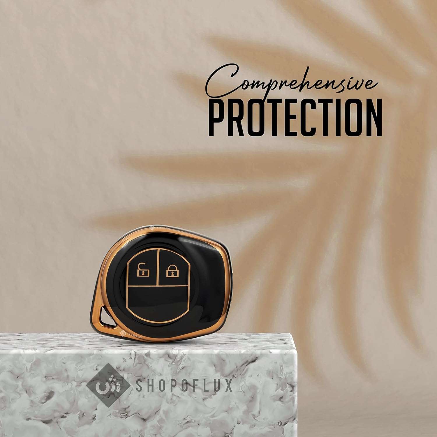 Shopoflux TPU Key Cover Compitable with Swift | Ertiga | Wagonr | Celerio | Swift Dzire | Alto | Fronx | Breza | S Presso | Ignis 2 Button Remote Key