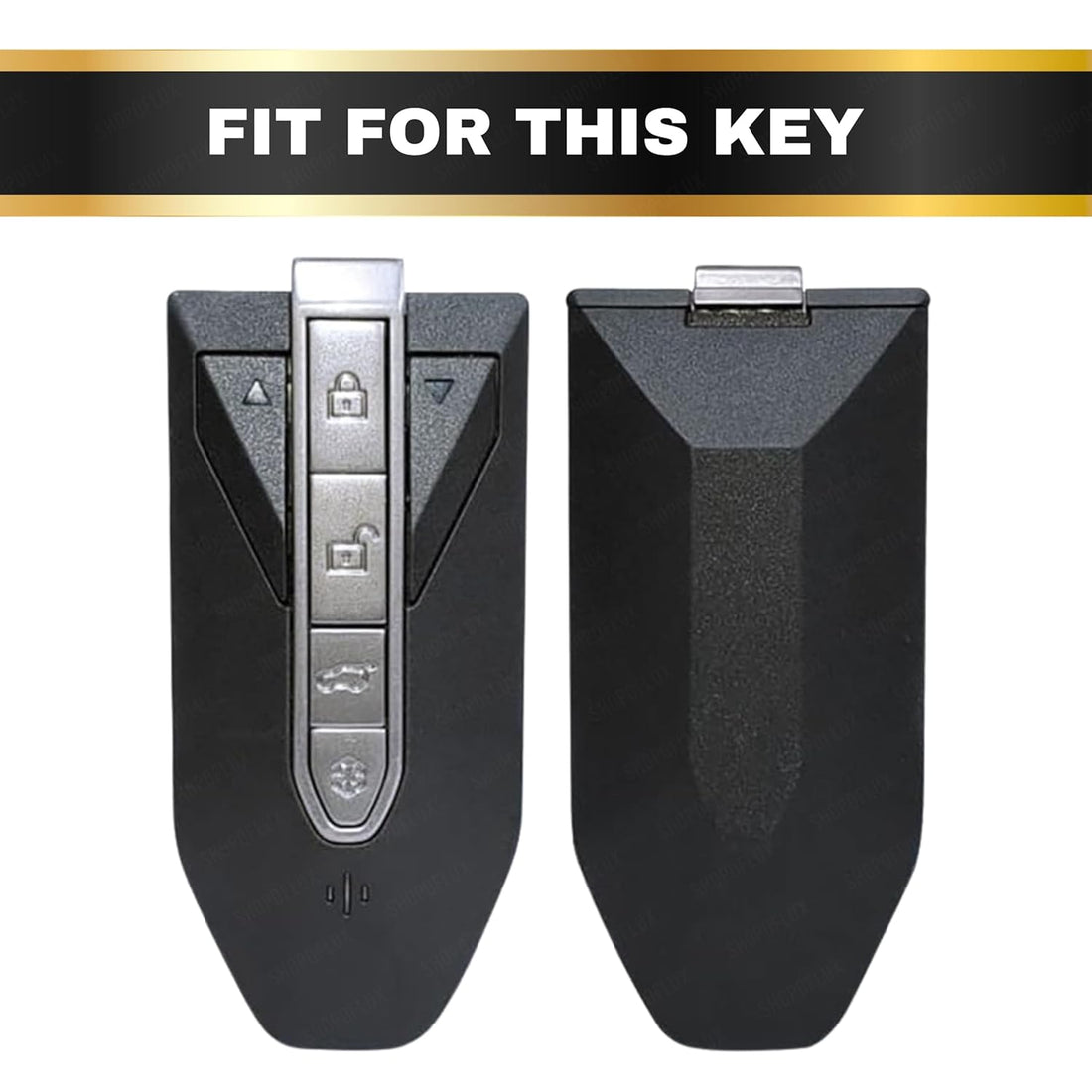 SHOPOFLUX TPU Key Cover Compatible with Mahindra BE 6, XEV 9 EV, XUV 7XO Smart Key (Black) Shopoflux
