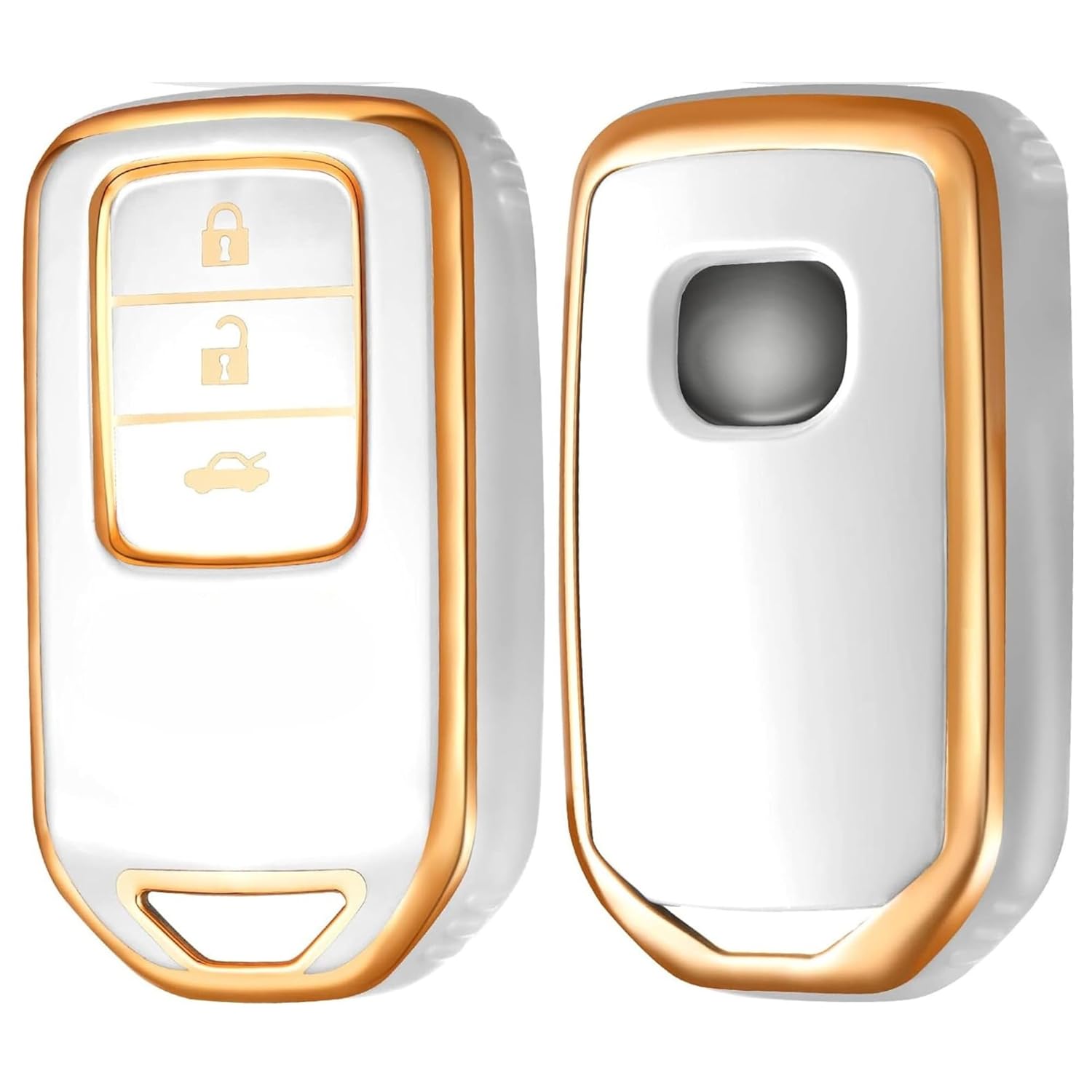 Shopoflux® TPU Key Cover Compatible for Honda Elevate | City | Amaze | WRV | CRV | Jazz | 3 Button Smart Key