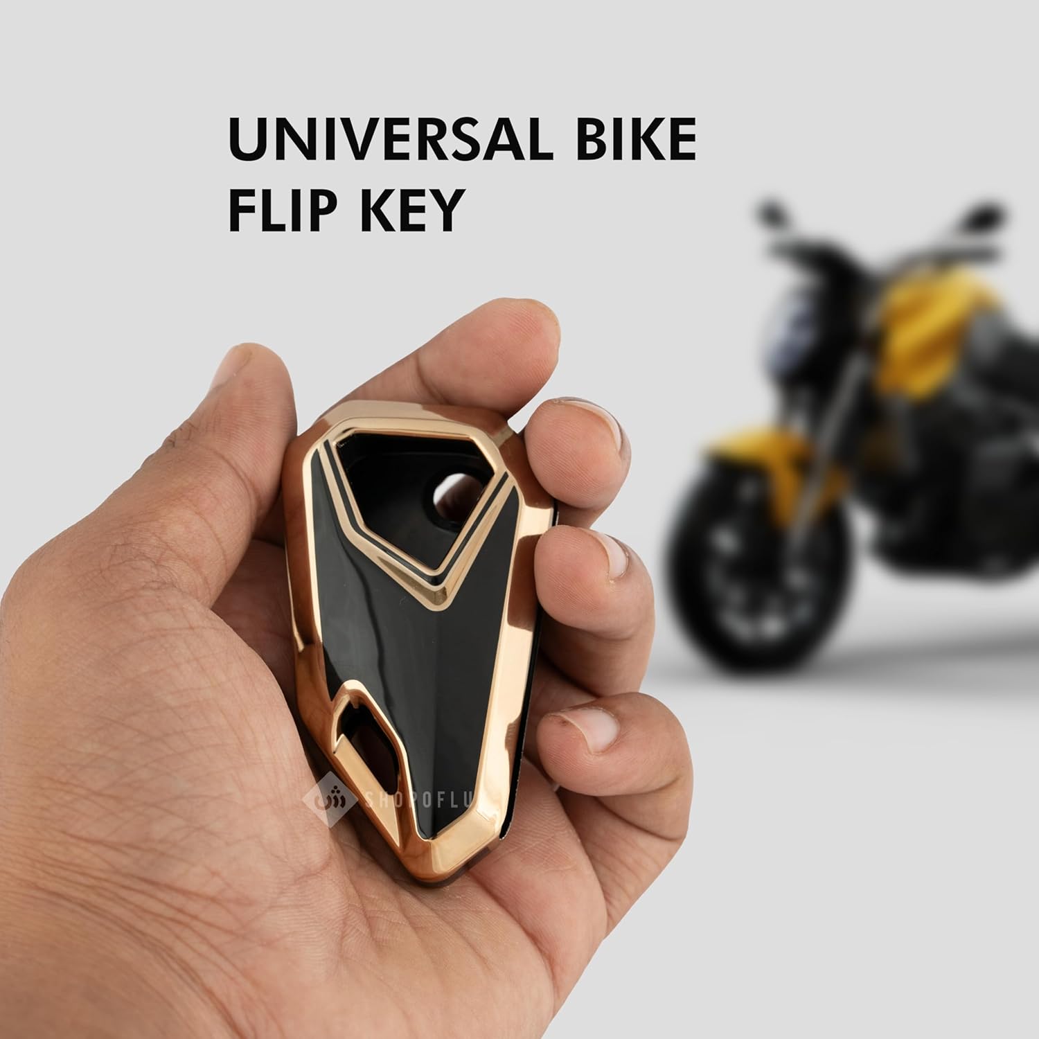 SHOPOFLUX TPU Key Cover Compatible for Universal Bike flip Key