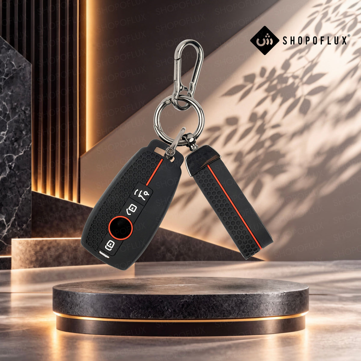 SHOPOFLUX Metal Key Cover Compatible for Mercedes Benz E - Class S - Class A - Class C - Class G - Class 2020 Onwards New Smart Key