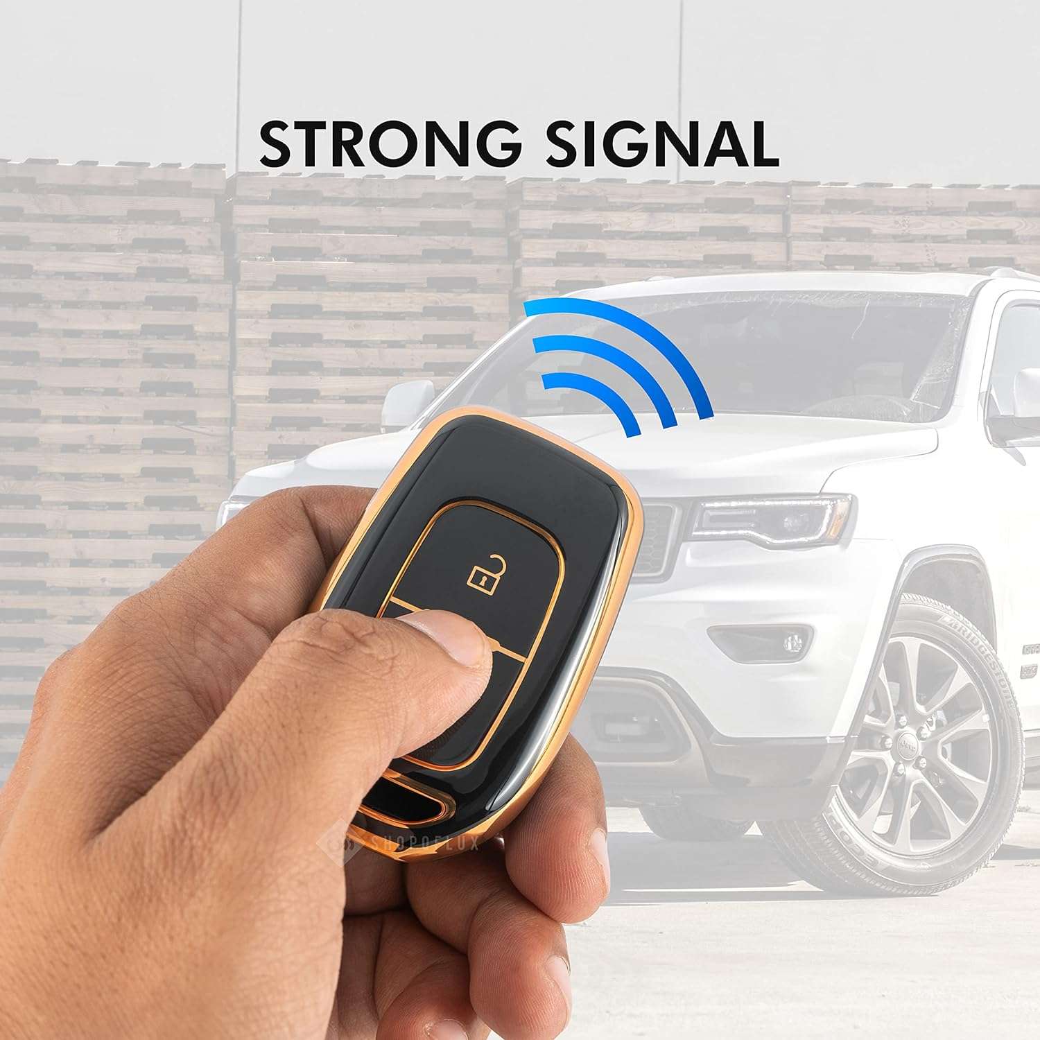Shopoflux® TPU Key Cover Compatible with Renault Kwid | Triber | Kiger | Duster