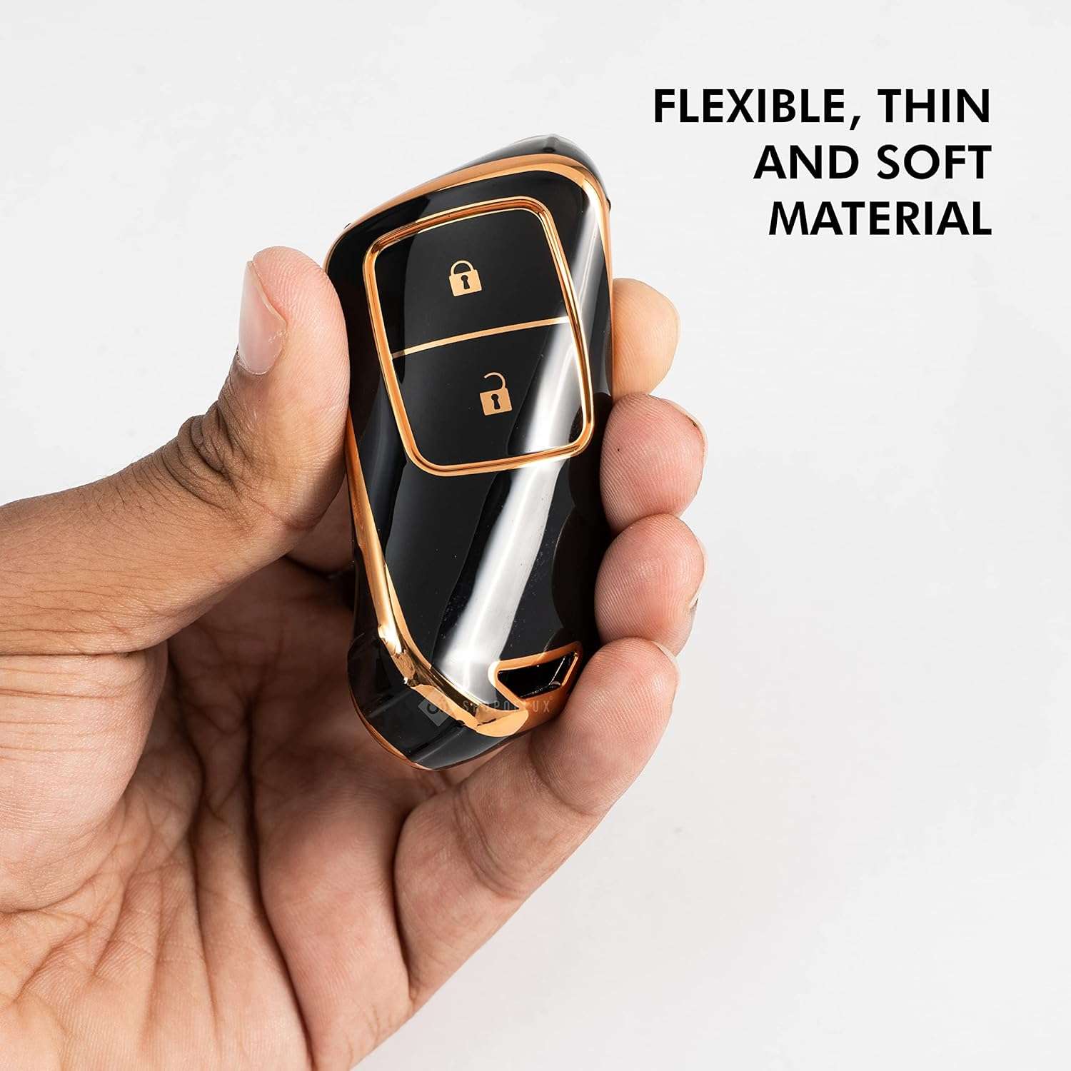 Shopoflux® TPU Key Cover Compatible for Honda Elevate | BRV | WRV | CRV | Jazz | City 2 Button Smart Key