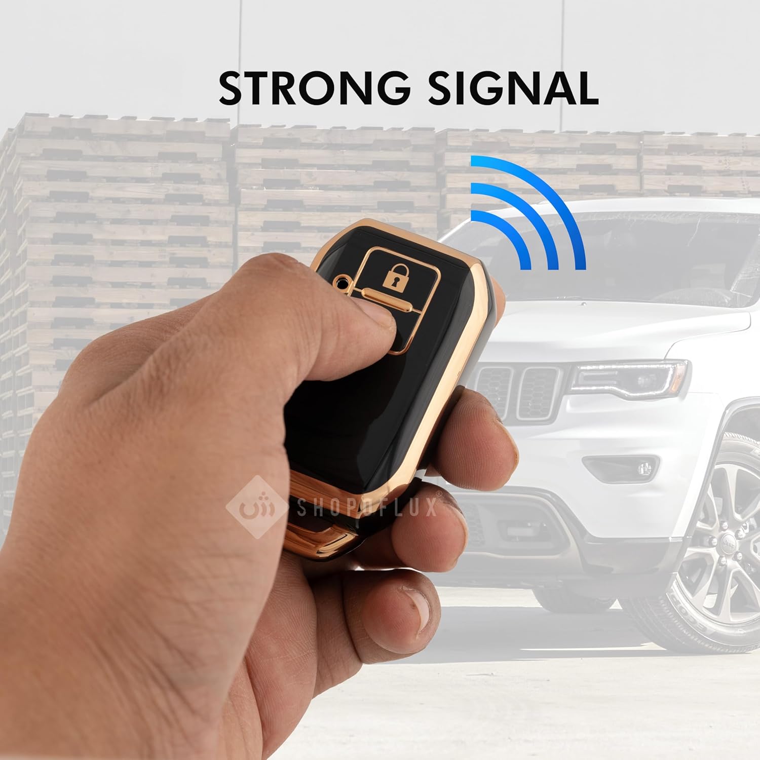 SHOPOFLUX TPU key Cover Compatible with Dzire | Ertiga 3 button smart key Black