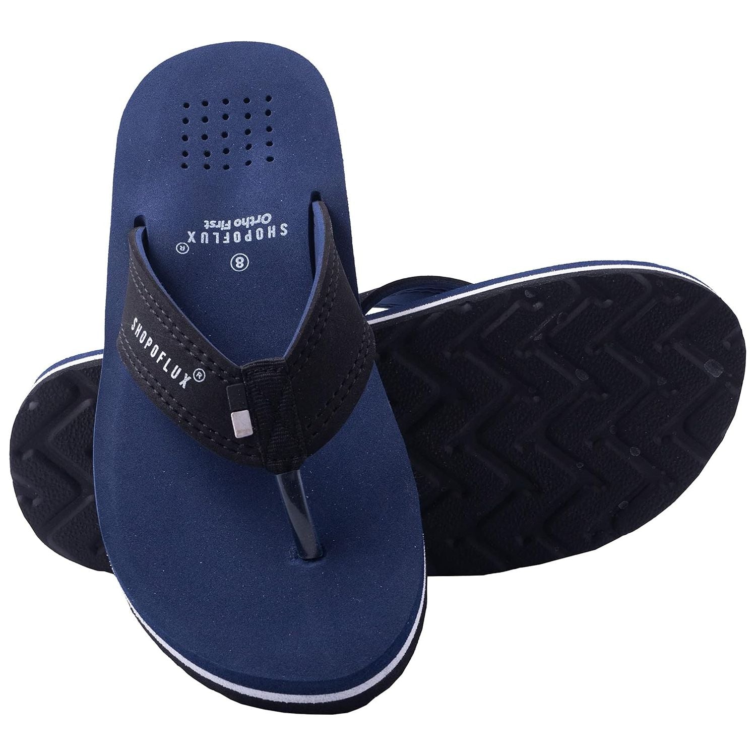 SHOPOFLUX Ortho First Slippers for Men Orthopaedic Doctor Chappal Flip-Flop Footwear for Boys Heel Pain Daily Use and House Slipper