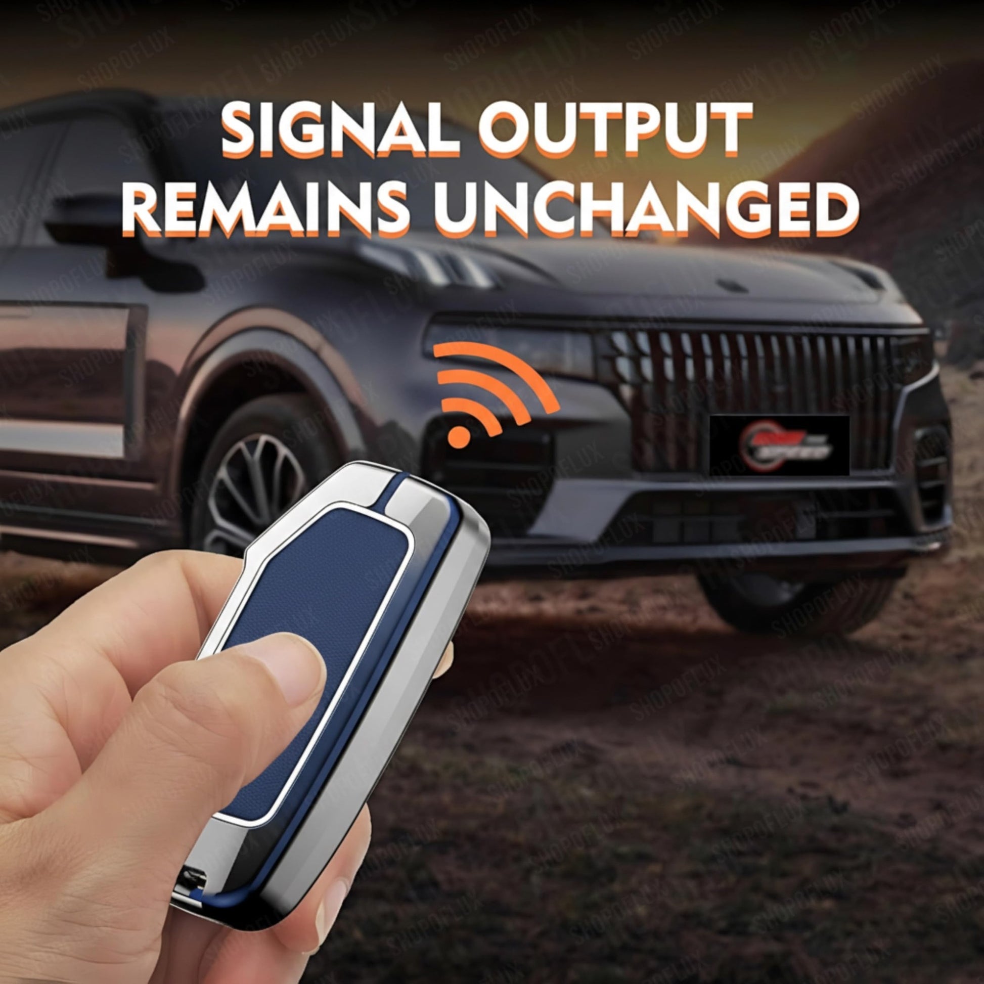 SHOPOFLUX Metal Key Cover Compatible with Kia Seltos 2024 2023 Facelift HTX | Carens Clavis X Line | Sonet Facelift 4 Button Smart Key Shopoflux