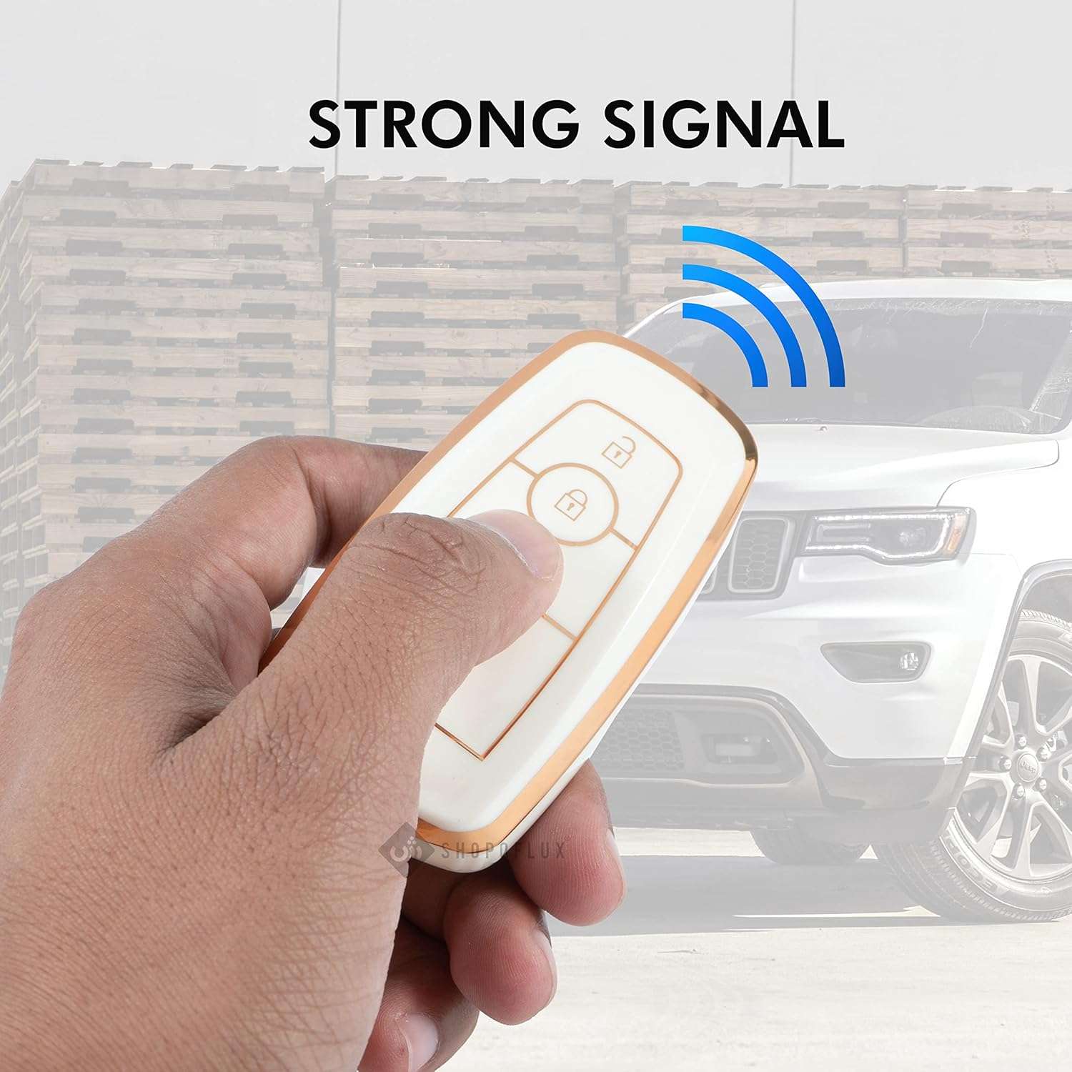 Shopoflux® TPU Smart Key Cover Compatible with Endeavour | Figo | Aspire | Freestyle Titanium