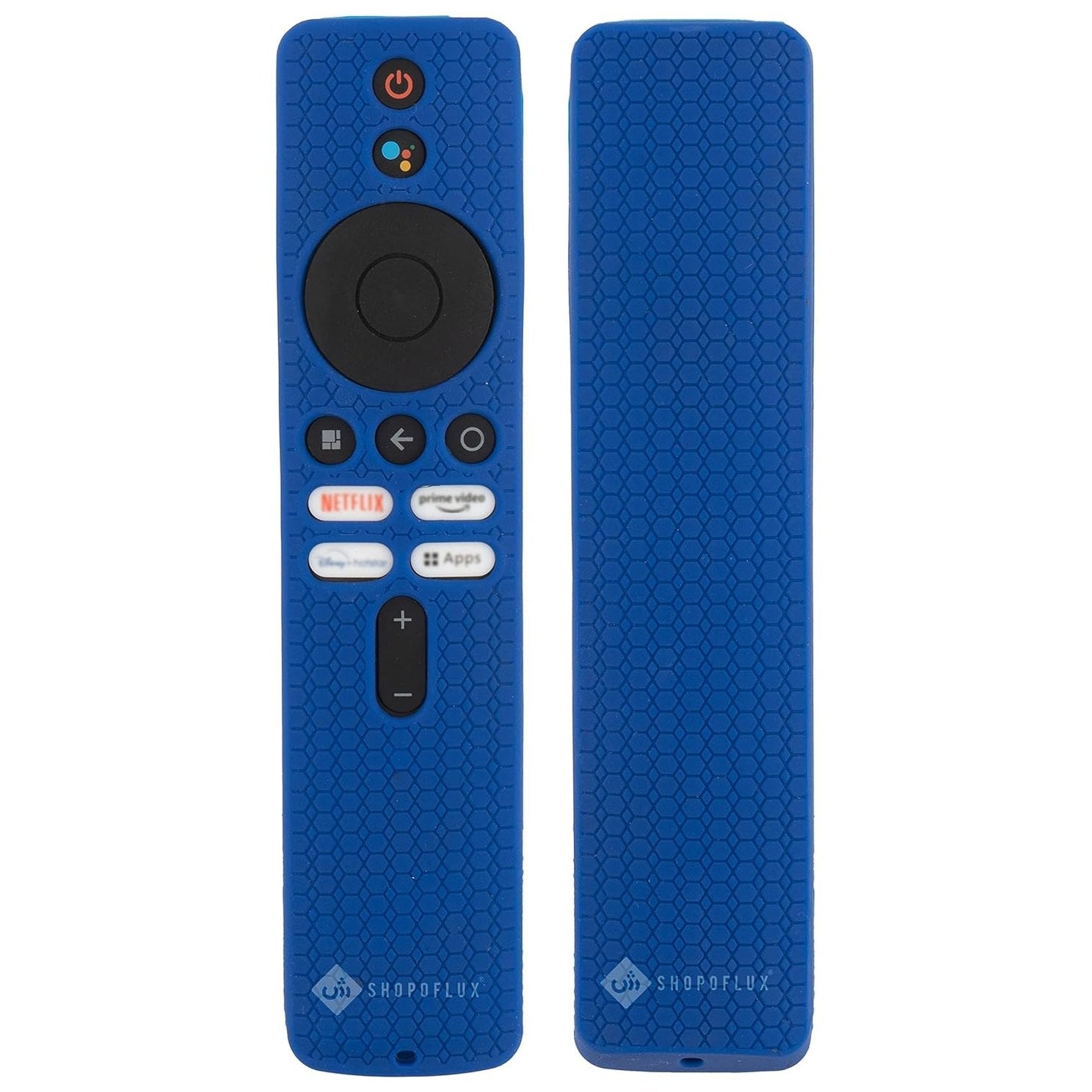 SHOPOFLUX Silicone Remote Cover Compatible with Redmi 4k Ultra 43 inch, Xiaomi OLED Series 55 inch, Xiaomi 5A Series 32/40/43 inch TV (Blue) Shopoflux