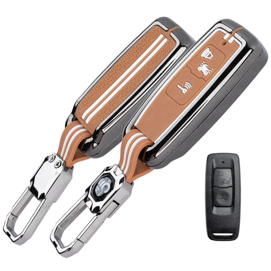 SHOPOFLUX Metal Key Cover Compatible with Honda Activa | Dio H-Smart Shopoflux