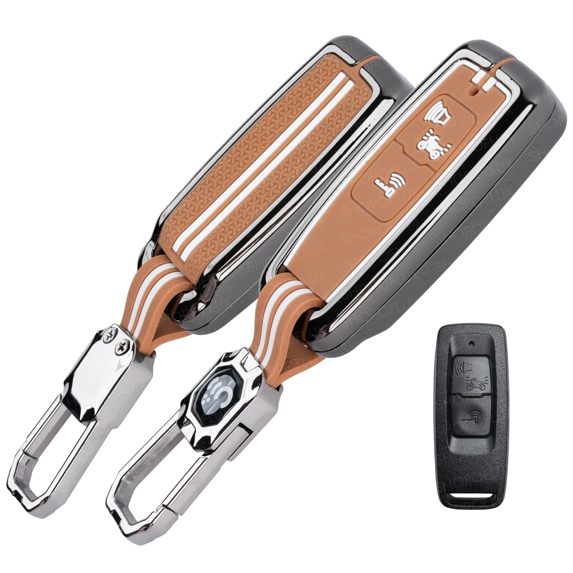 SHOPOFLUX Metal Key Cover Compatible with Honda Activa | Dio H-Smart Shopoflux
