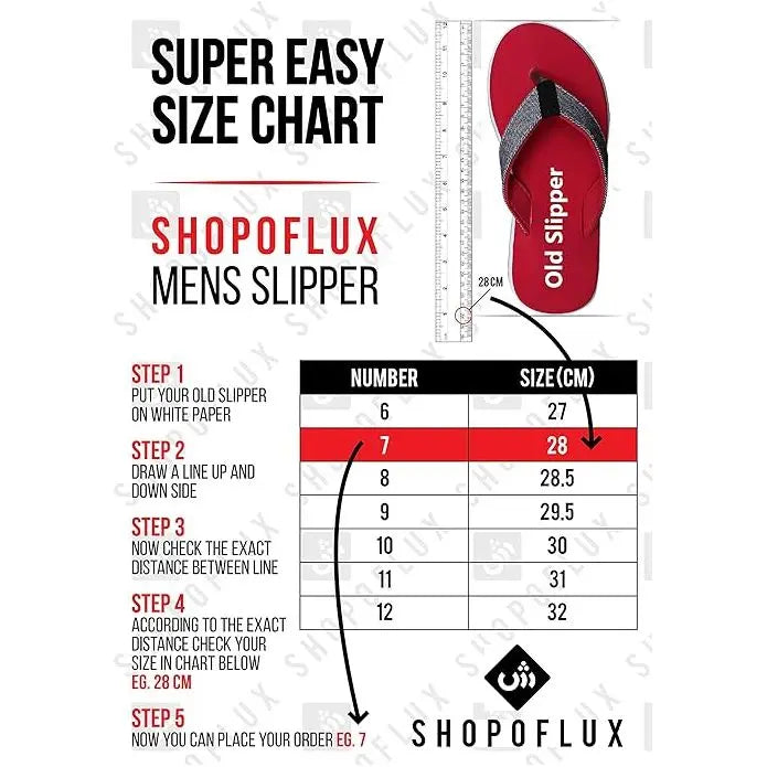 SHOPOFLUX Ortho First Slider Slippers for Men | Orthopaedic Doctor Chappal Flip-Flop Footwear and House Slippers for Gent's and Boy's Black & Blue