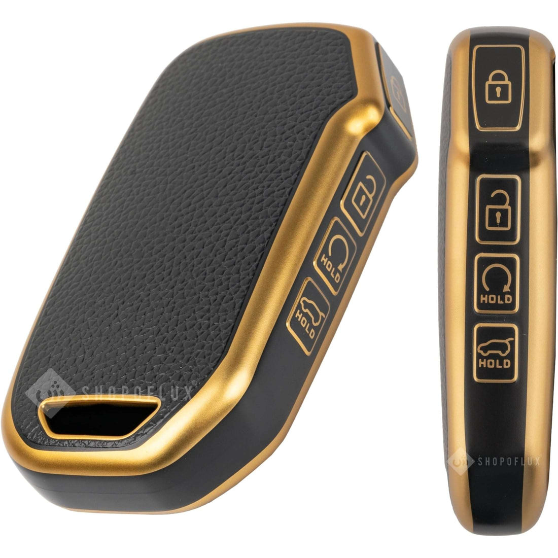 SHOPOFLUX TPU Key Cover Compatible with Kia Seltos 2024 2023 Facelift HTX | Carens X Line | Sonet Facelift 4 Button Smart Key