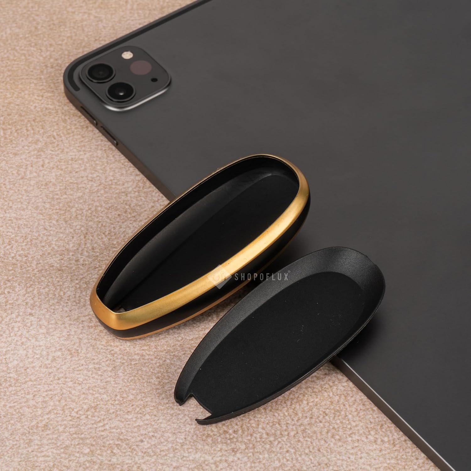 SHOPOFLUX Leather TPU Key Cover Compatible with Baleno | Breeza | S Cross | Ciaz | Swift 2 Button Smart Key