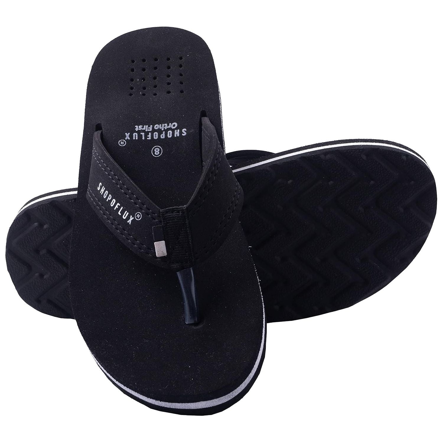 SHOPOFLUX Ortho First Slippers for Men | Orthopaedic Doctor Chappal Flip-Flop Footwear for Boys Heel Pain Daily Use and House Slipper