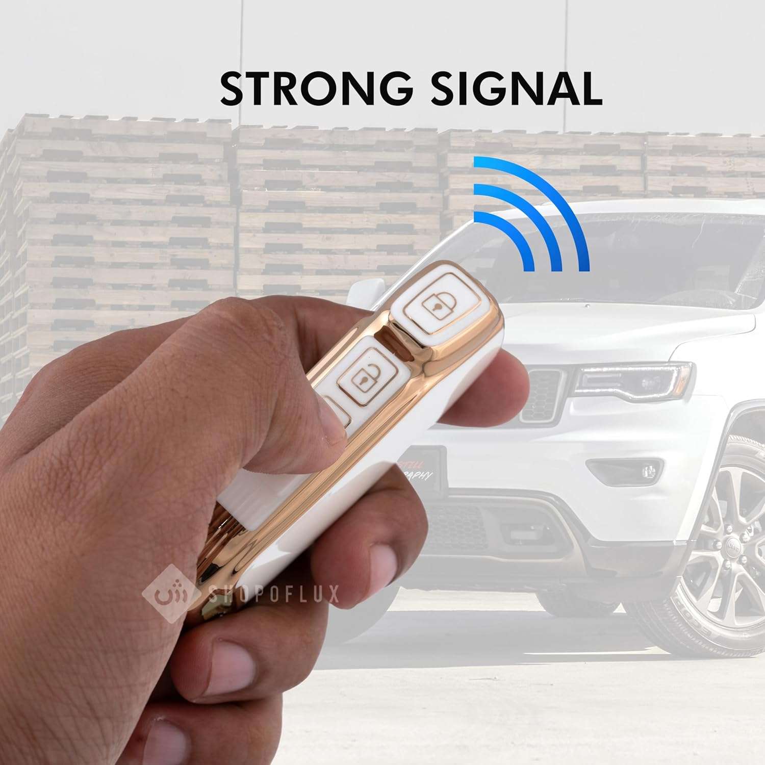 SHOPOFLUX TPU Key Cover Compatible with Kia Seltos | Carens | Sonet syros 2025 3 Button Smart Key