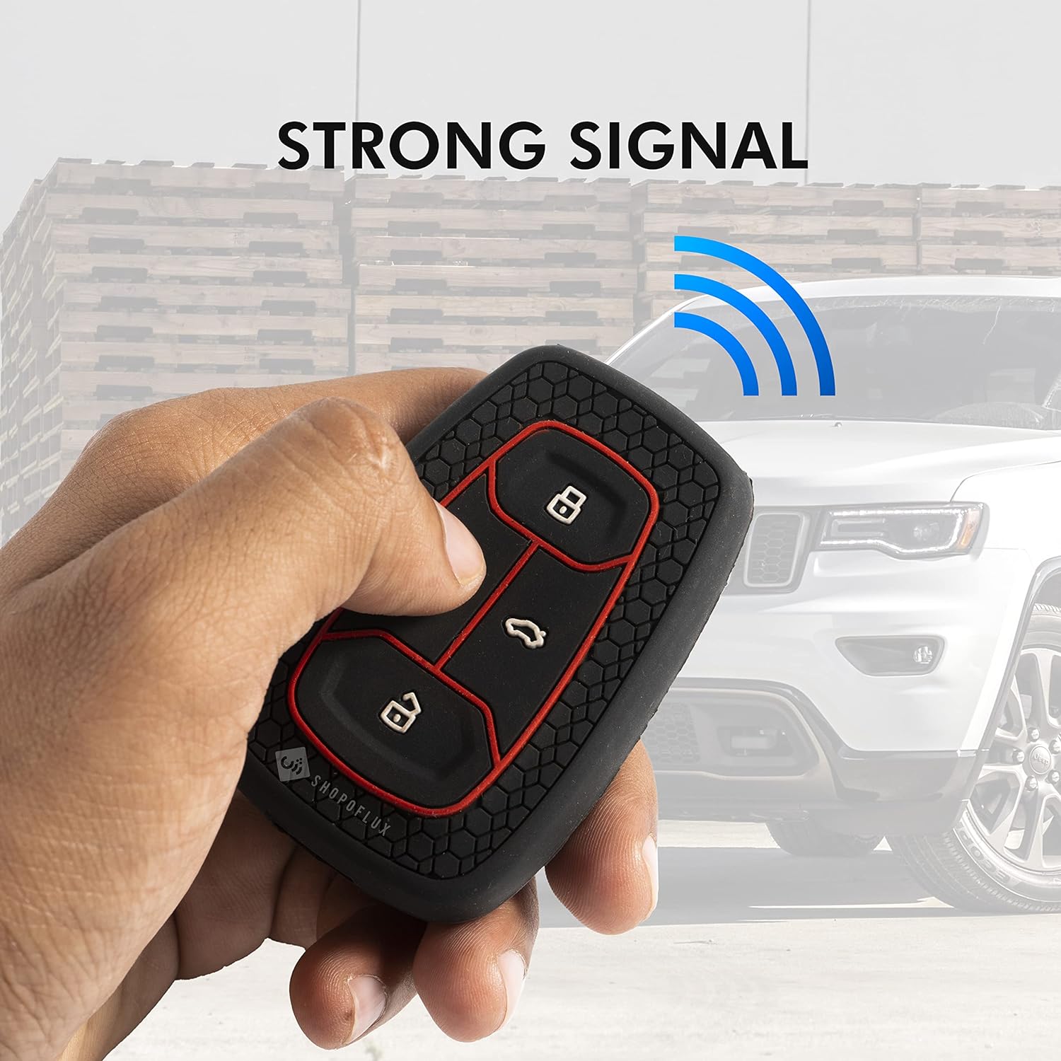 Shopoflux® Silicone Smart Key Cover Compatible with Tata Nexon | Harrier | Safari | Altroz | Tigor | EV | Punch | Tiago EV Electric