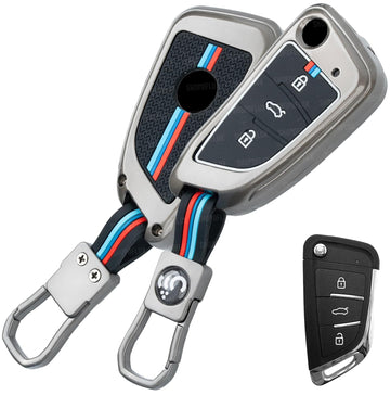 SHOPOFLUX Metal Key Cover Compatible for Keydiy B29 Universal Remote 3 Button Flip Key