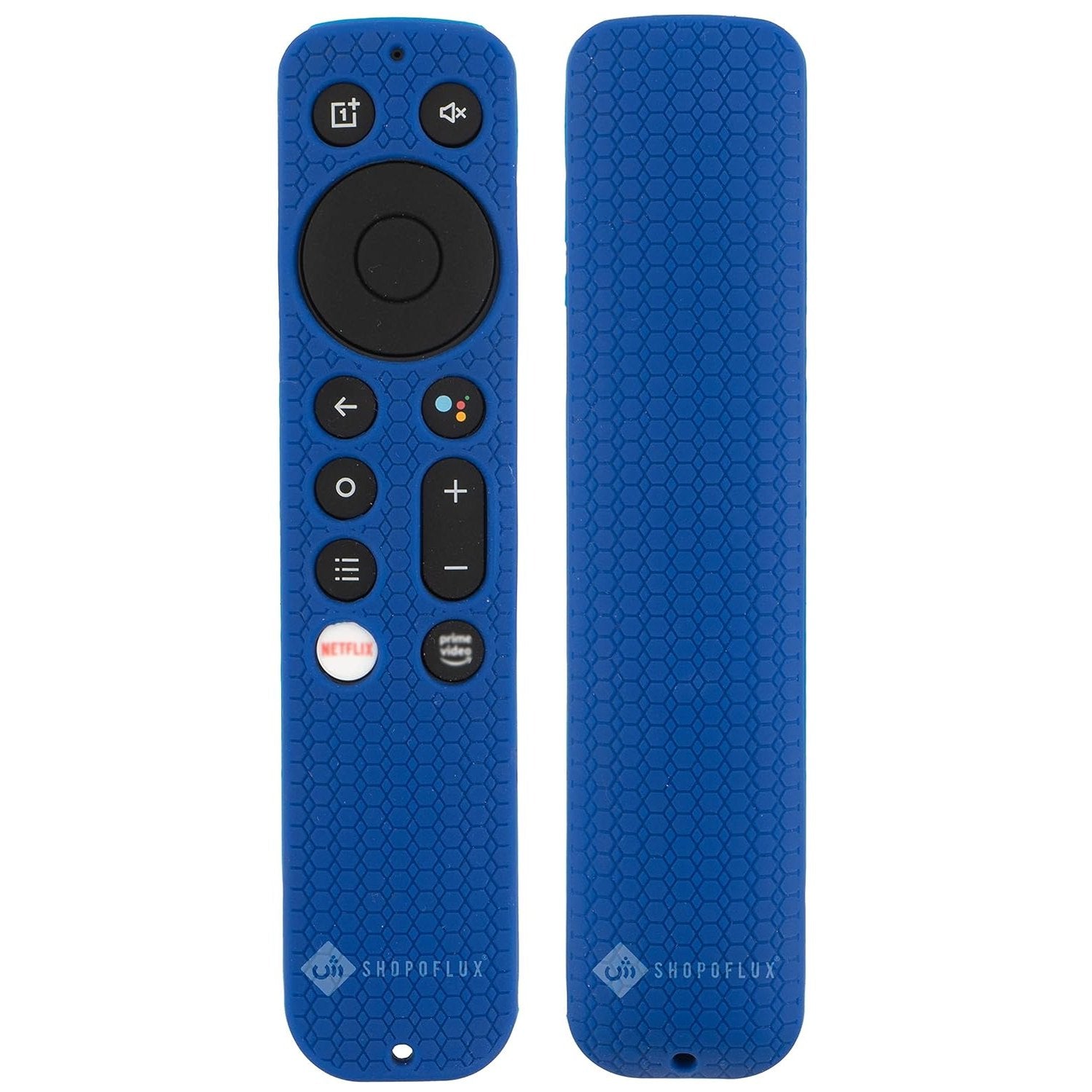 SHOPOFLUX Silicone Remote Cover Compatible with Oneplus Q Series/U Series / Y1S / Y1S Edge Smart LED TV Remote (Blue) Shopoflux