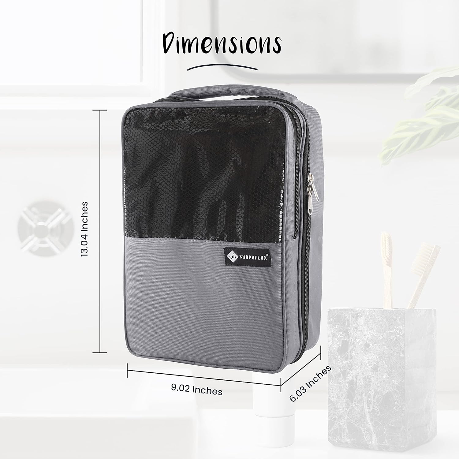 Shopoflux® Shoes Bag for Travel | Footwear Organizer Pouch | Multi-Purpose Portable Foldable Organizer | Travelling Shoe Holder Storage Bag