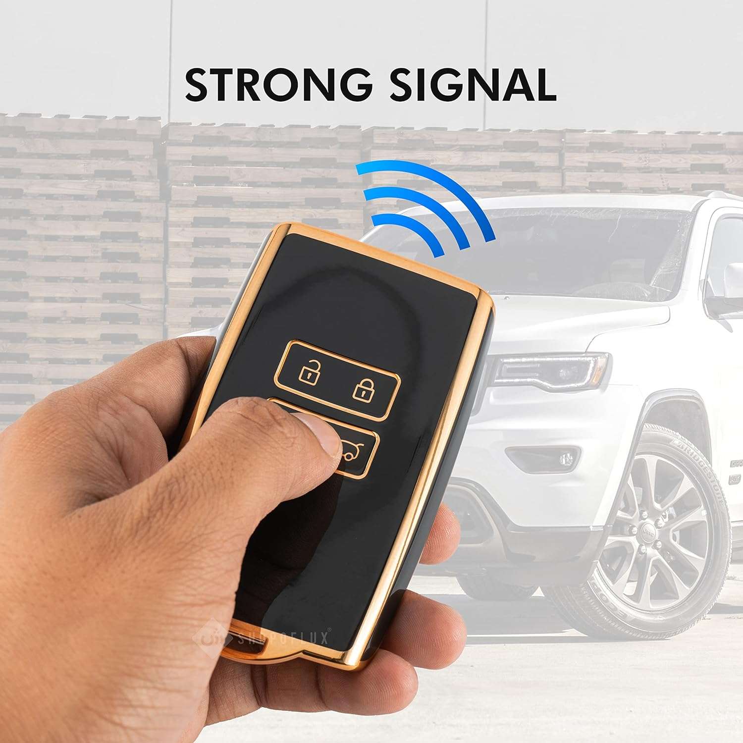 Shopoflux® TPU Key Cover Compatible with Renault Triber | Kiger Smart Key