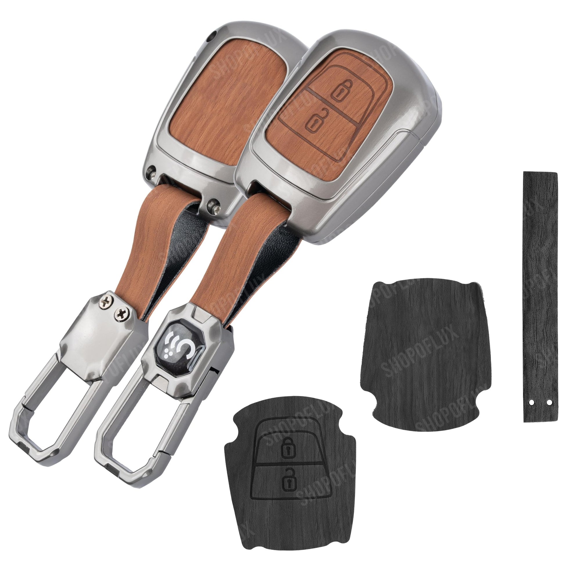 SHOPOFLUX Metal Key Cover Compatible with i10 Grand | Santro | Eon Shopoflux