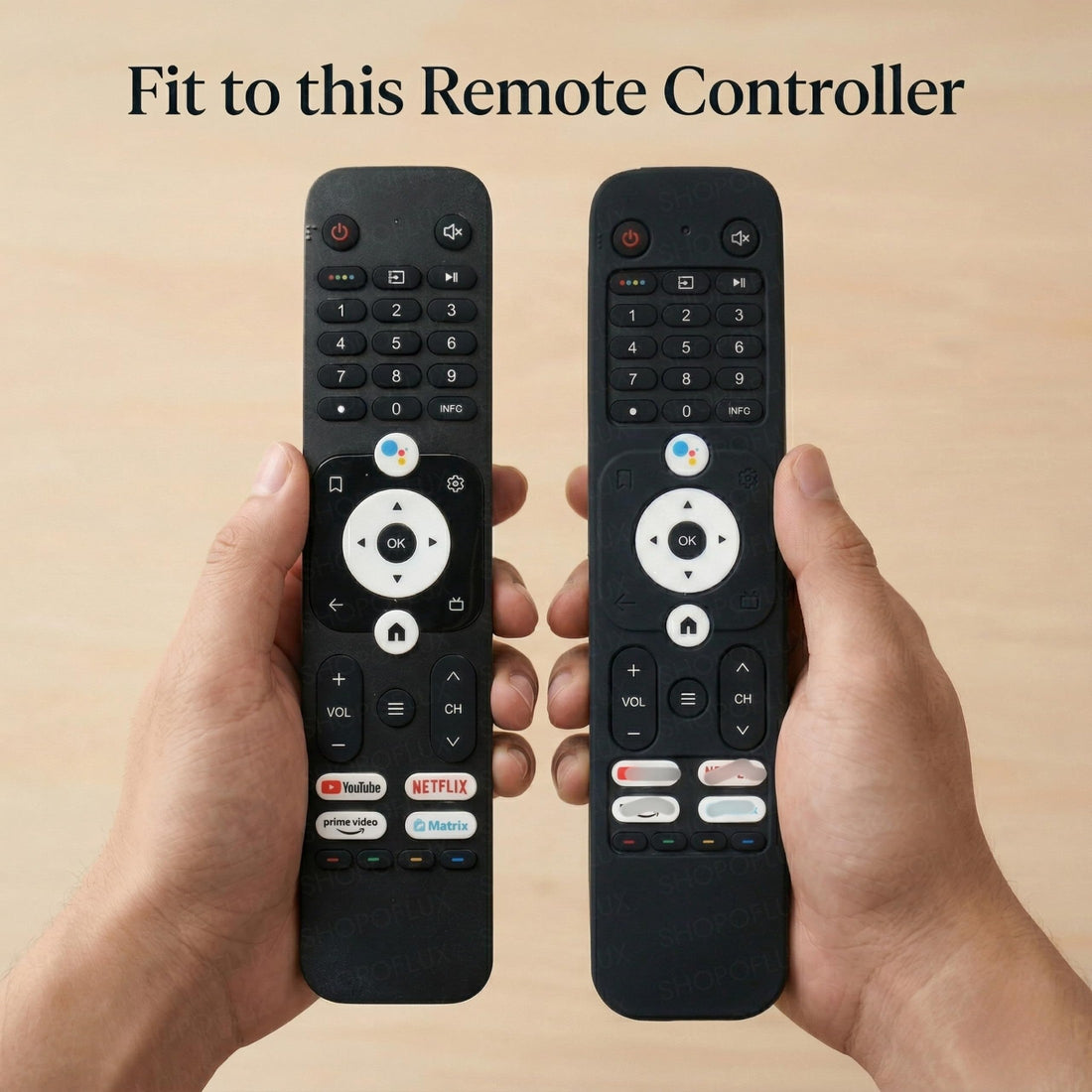 SHOPOFLUX Silicone TV Remote Cover Compatible with Haier TV Protective Case with Lanyard (Black) Shopoflux