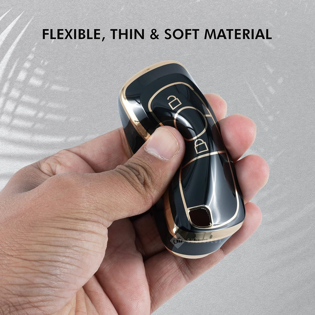 Shopoflux TPU Key Cover Compatible with New Ford Ecosport Titanium Black TPU Pack 1