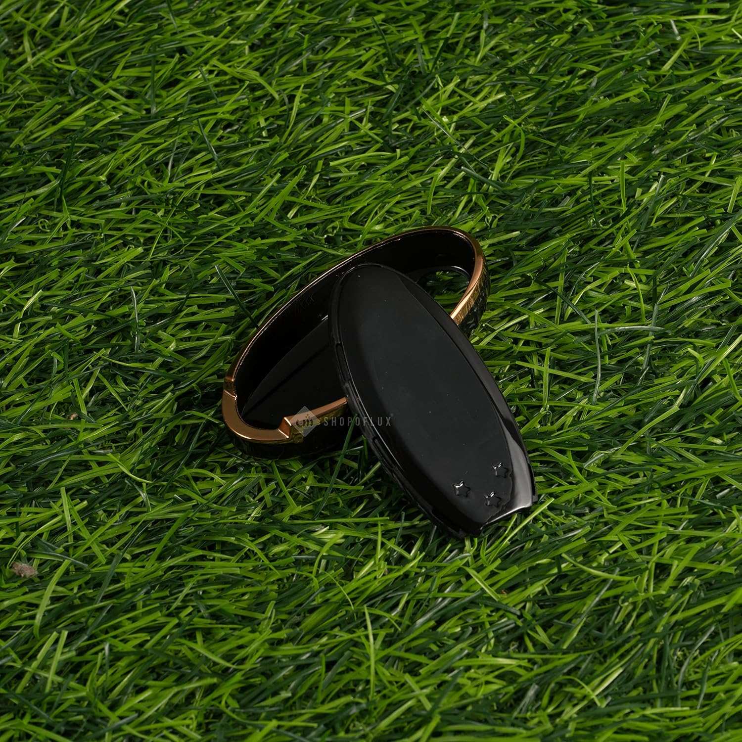 Shopoflux® TPU Key Cover Compatible with Nissan Magnite Smart Key Black