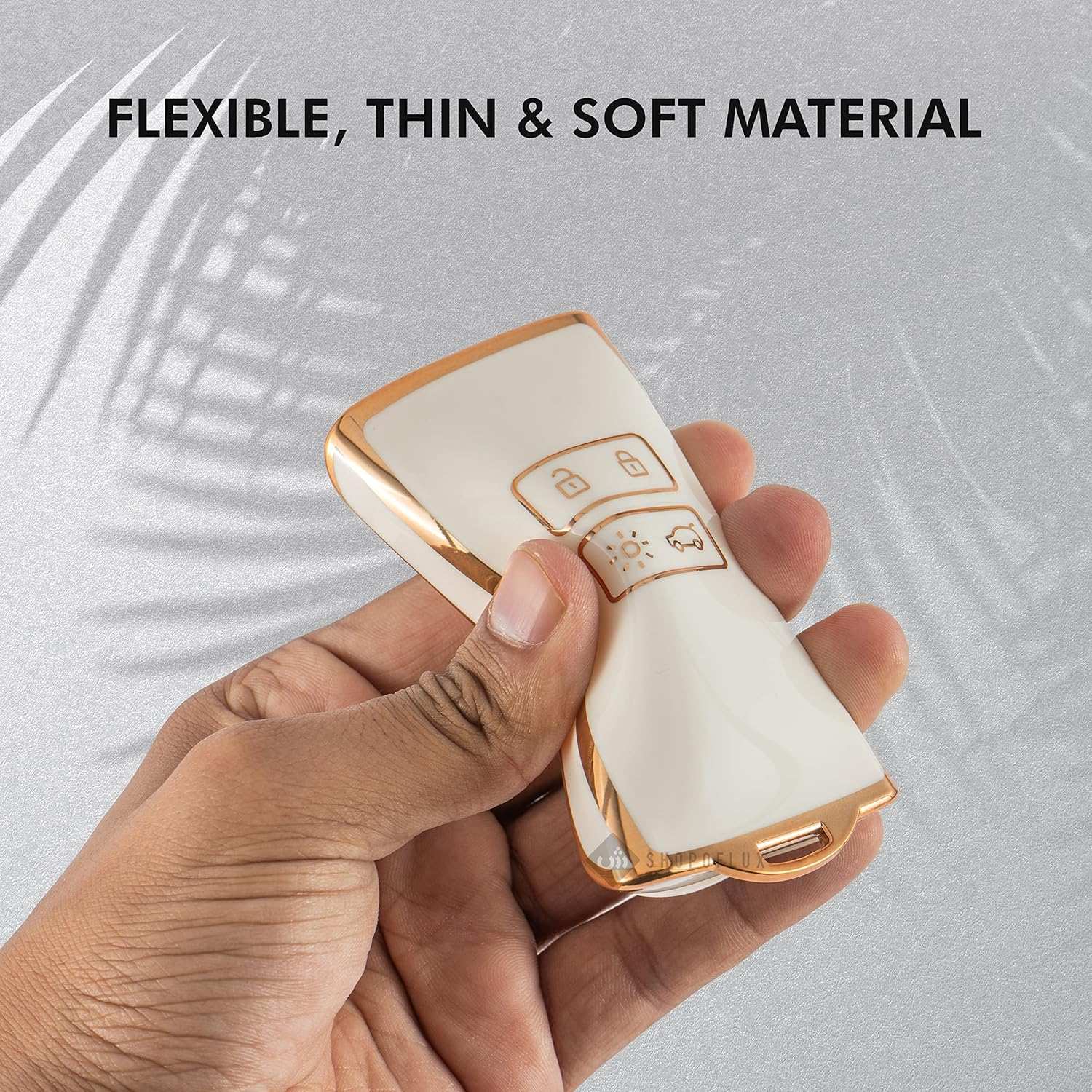 Shopoflux® TPU Key Cover Compatible with Renault Triber | Kiger Smart Key